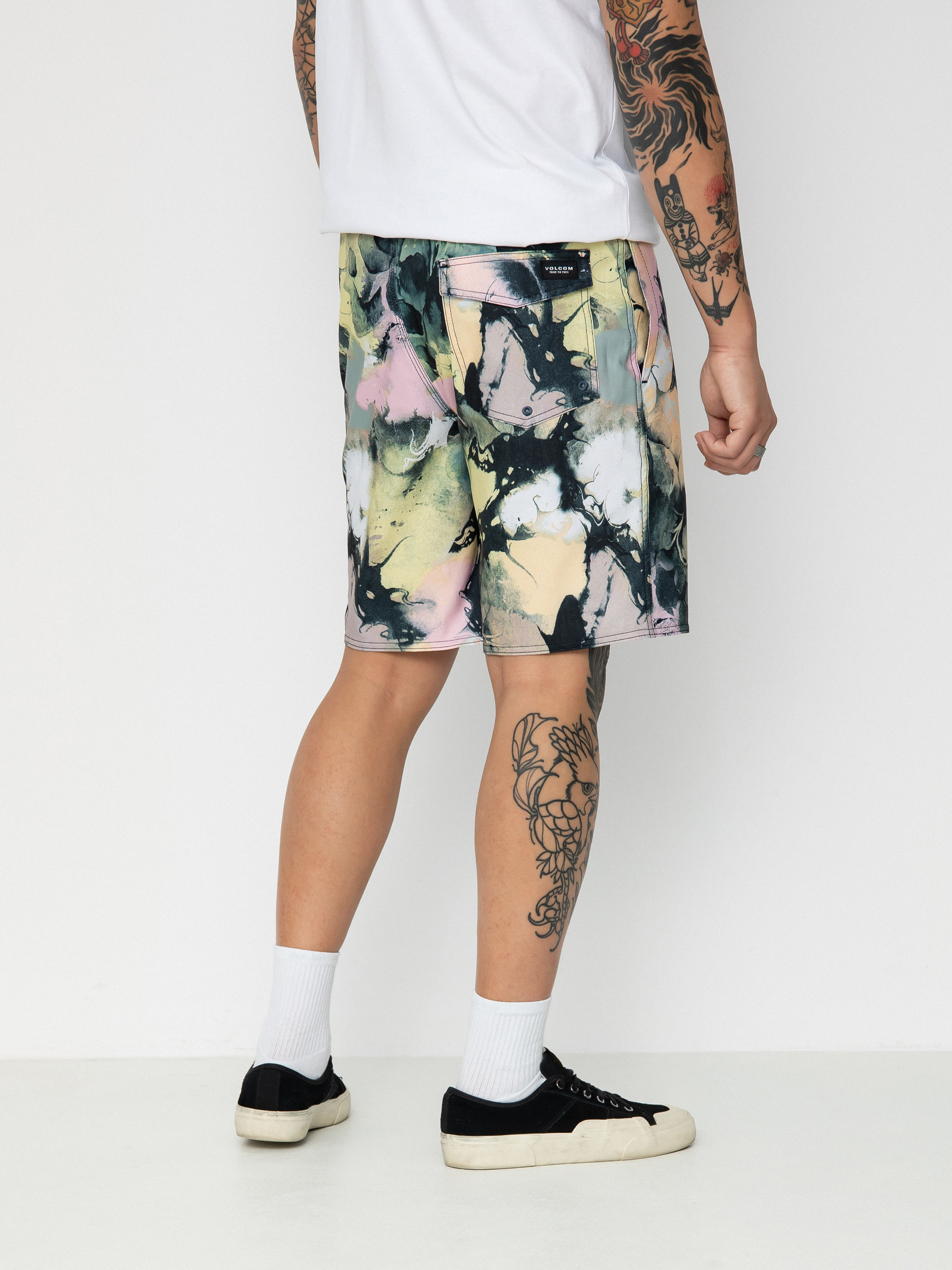 Пляжні шорти Volcom Skulli Wash Stoney 19 (dawn yellow)