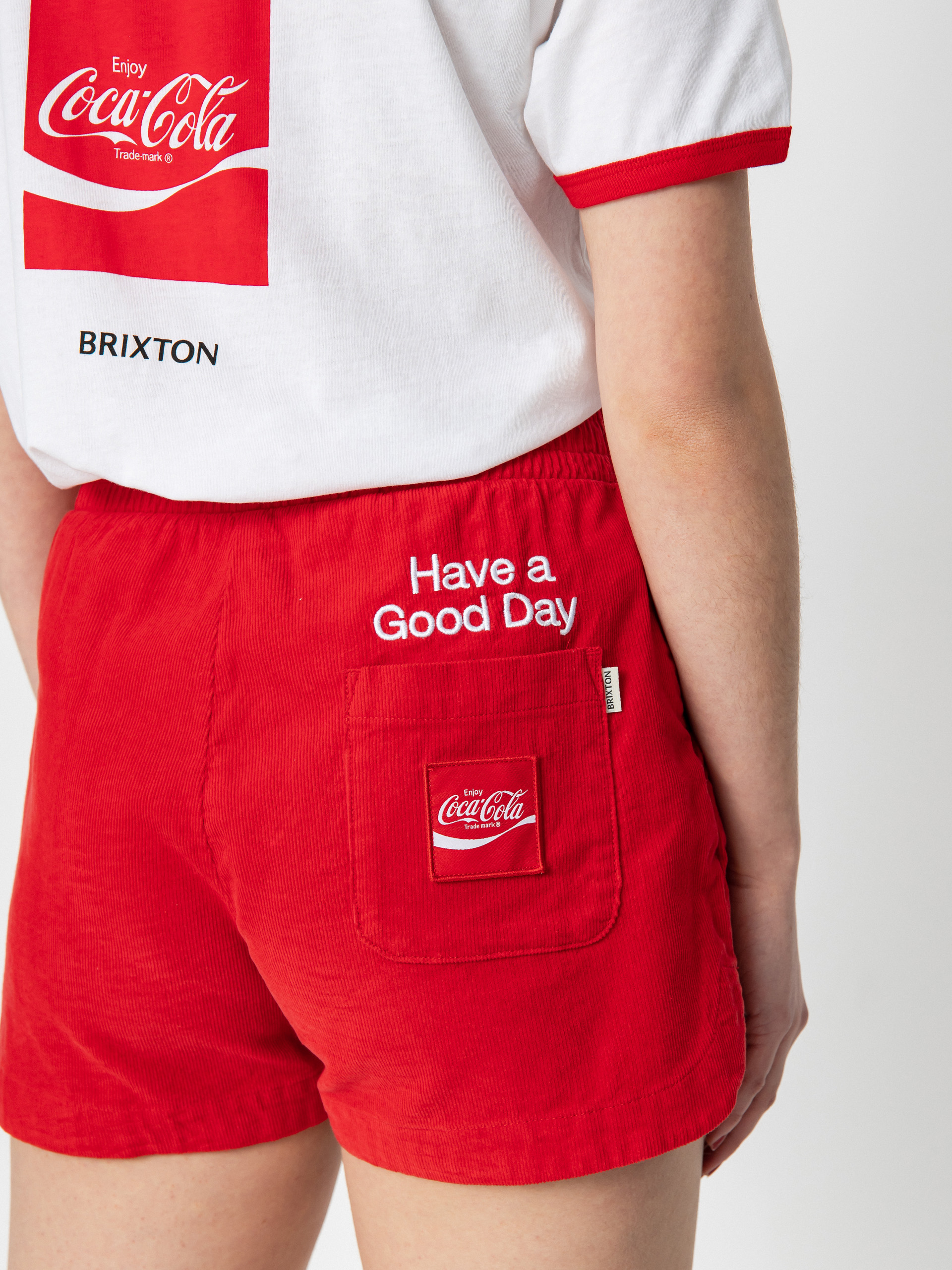 Шорти Brixton Coca-Cola Runner Wmn (cokered)