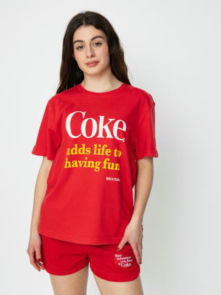 Футболка Brixton Coca-Cola Having Fun Vintage Wmn (cokered)