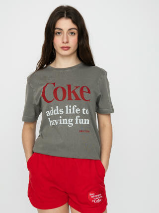 Футболка Brixton Coca-Cola Having Fun Vintage Wmn (washedblack)