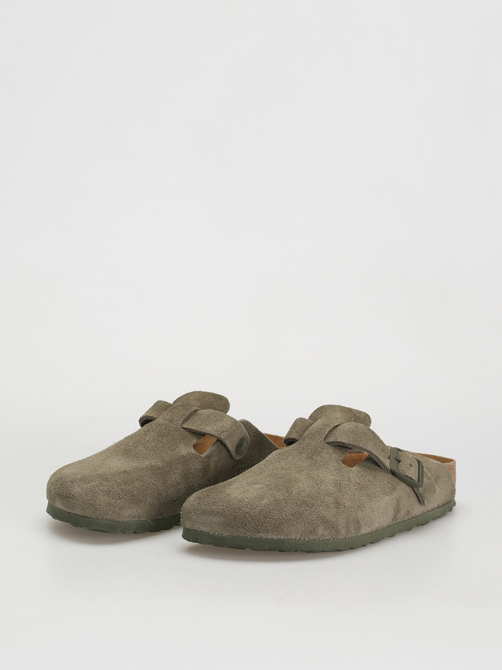Шльопанці Birkenstock Boston Suede Narrow Wmn (modern suede thyme)