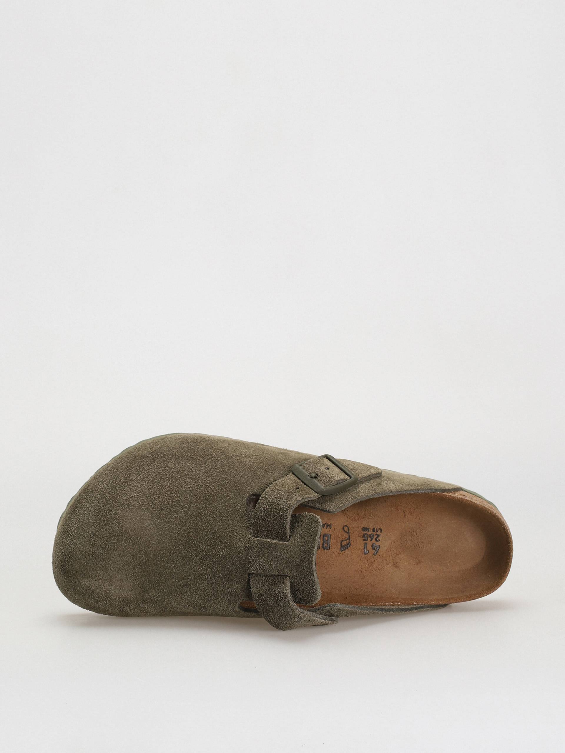 Шльопанці Birkenstock Boston Suede Regular (modern suede thyme)