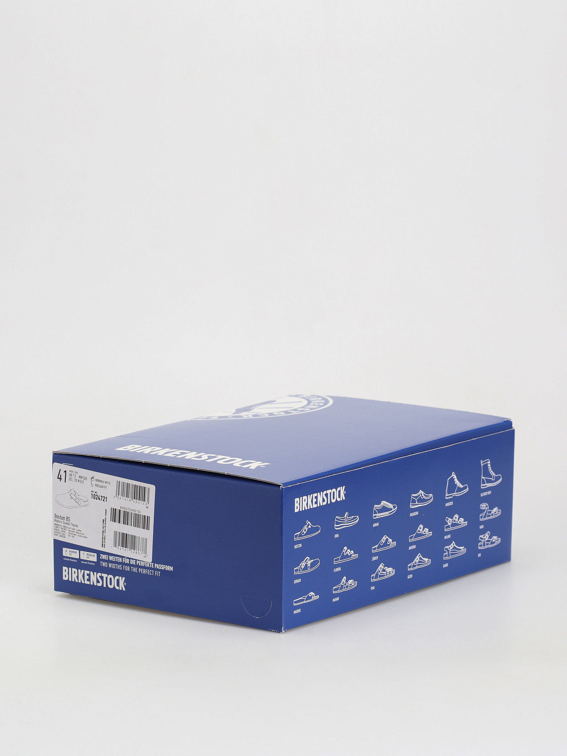 Шльопанці Birkenstock Boston Suede Regular (modern suede thyme)