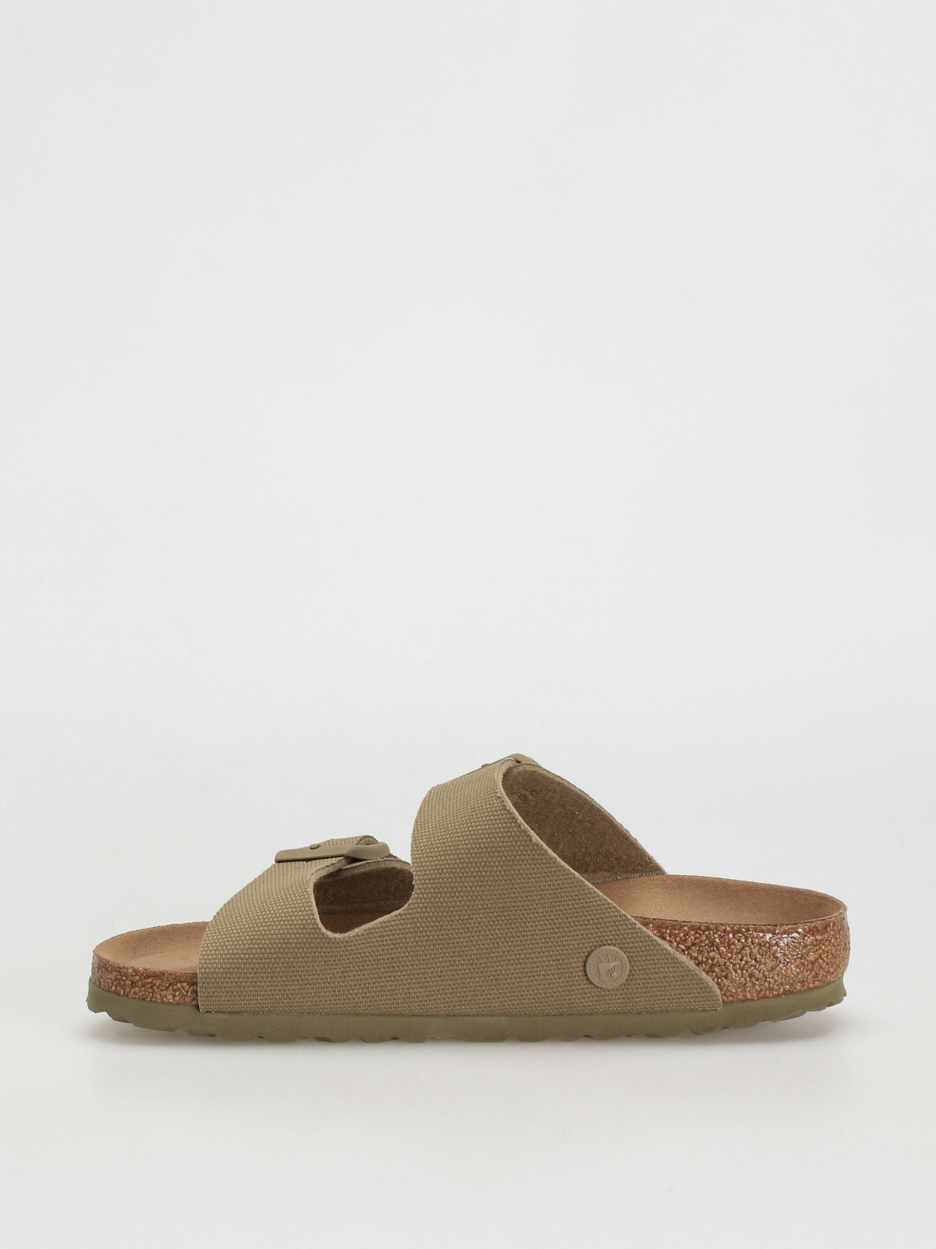 Шльопанці Birkenstock Arizona Canvas Vegan Narrow Wmn (faded khaki)