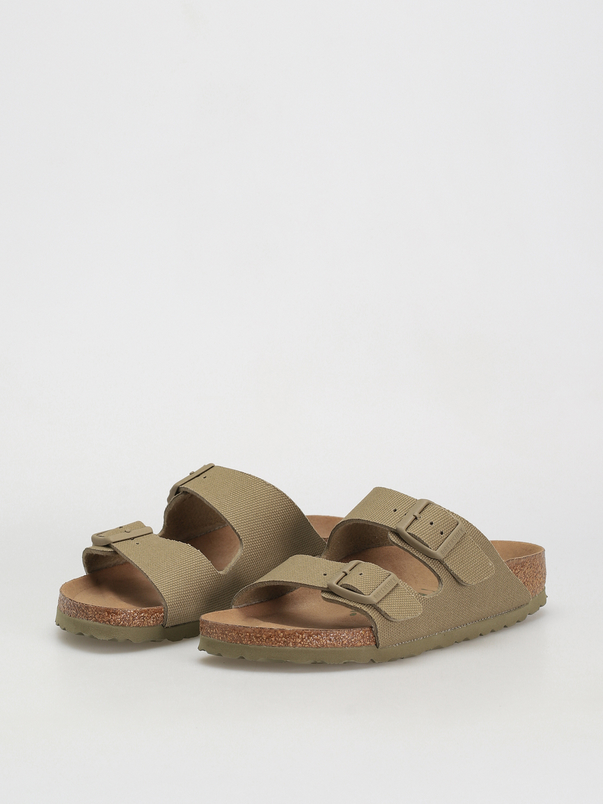 Шльопанці Birkenstock Arizona Canvas Vegan Narrow Wmn (faded khaki)