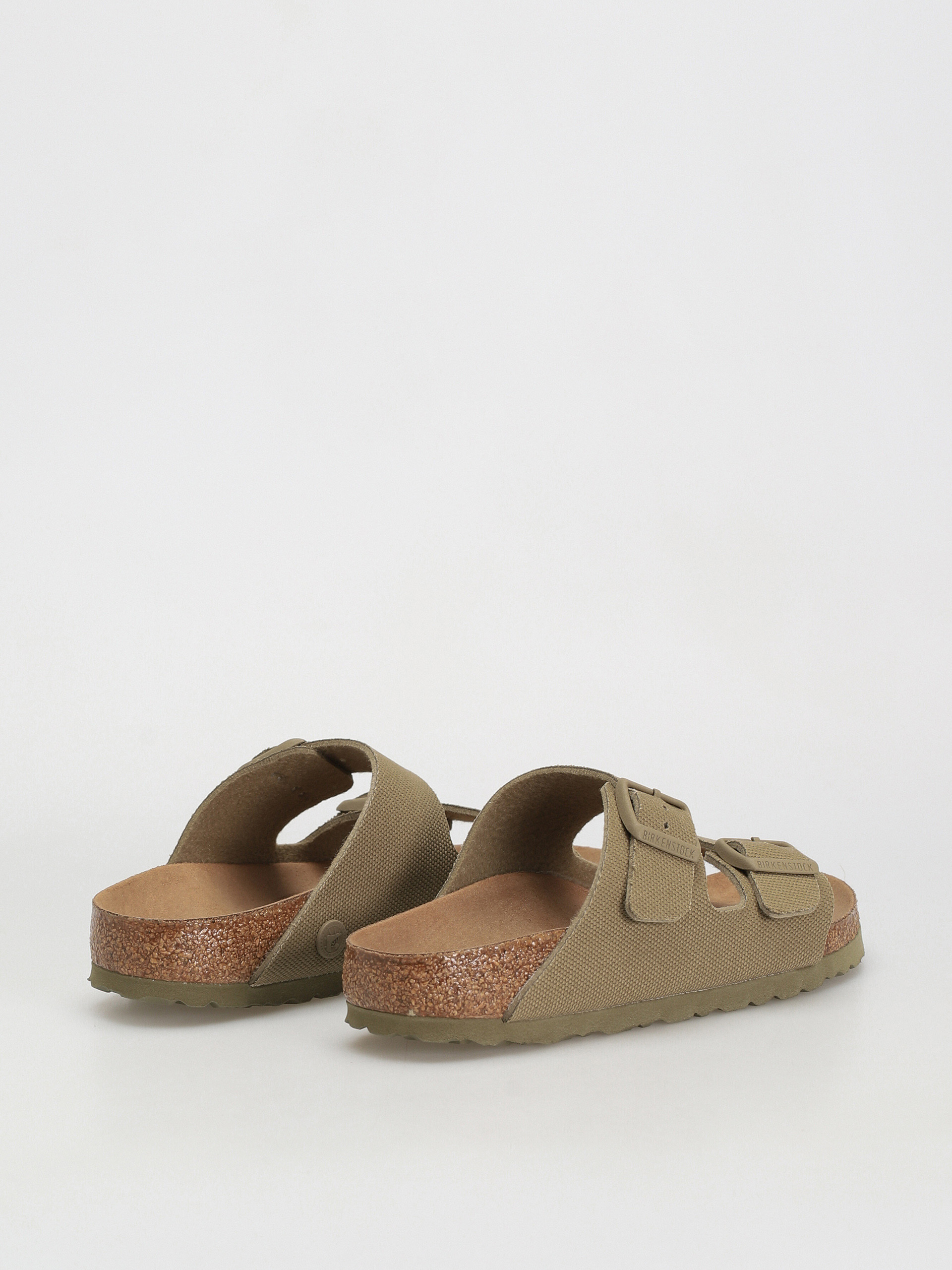 Шльопанці Birkenstock Arizona Canvas Vegan Narrow Wmn (faded khaki)
