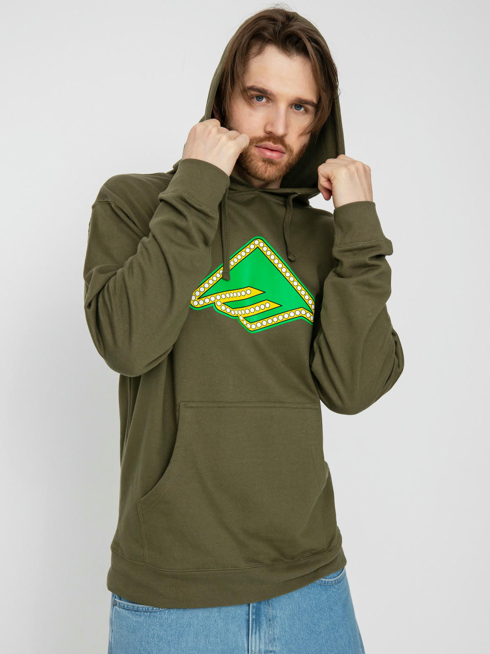 Худі Emerica Shake Junt Triangle Lights HD (military)