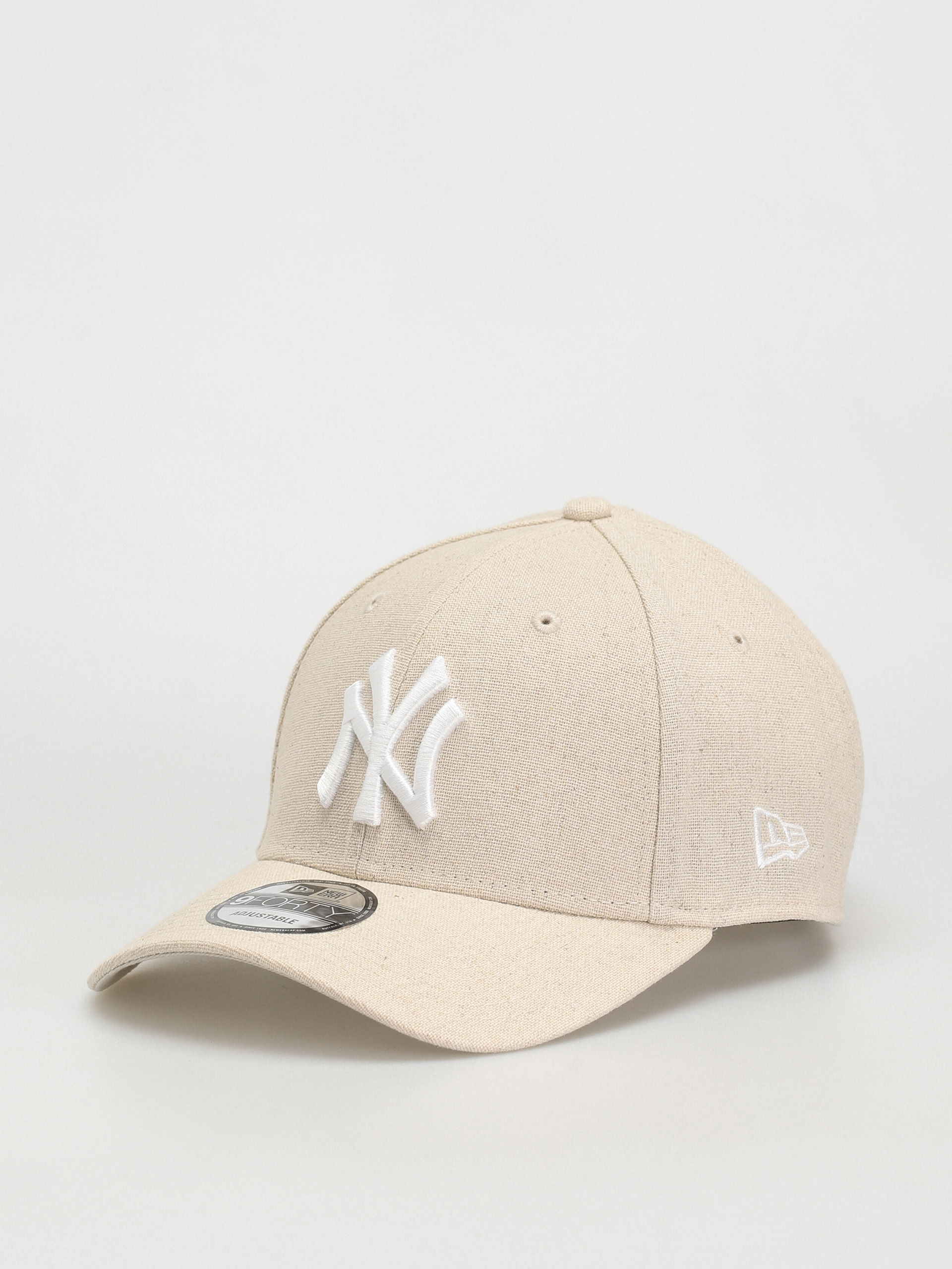 Кепка New Era Linen 9Forty New York Yankees (stone/white)