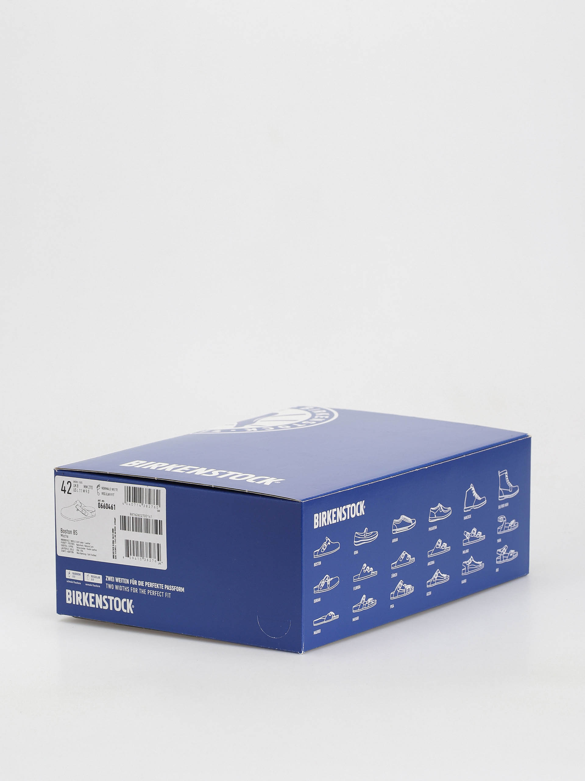 Шльопанці Birkenstock Boston Suede Regular (mocha)