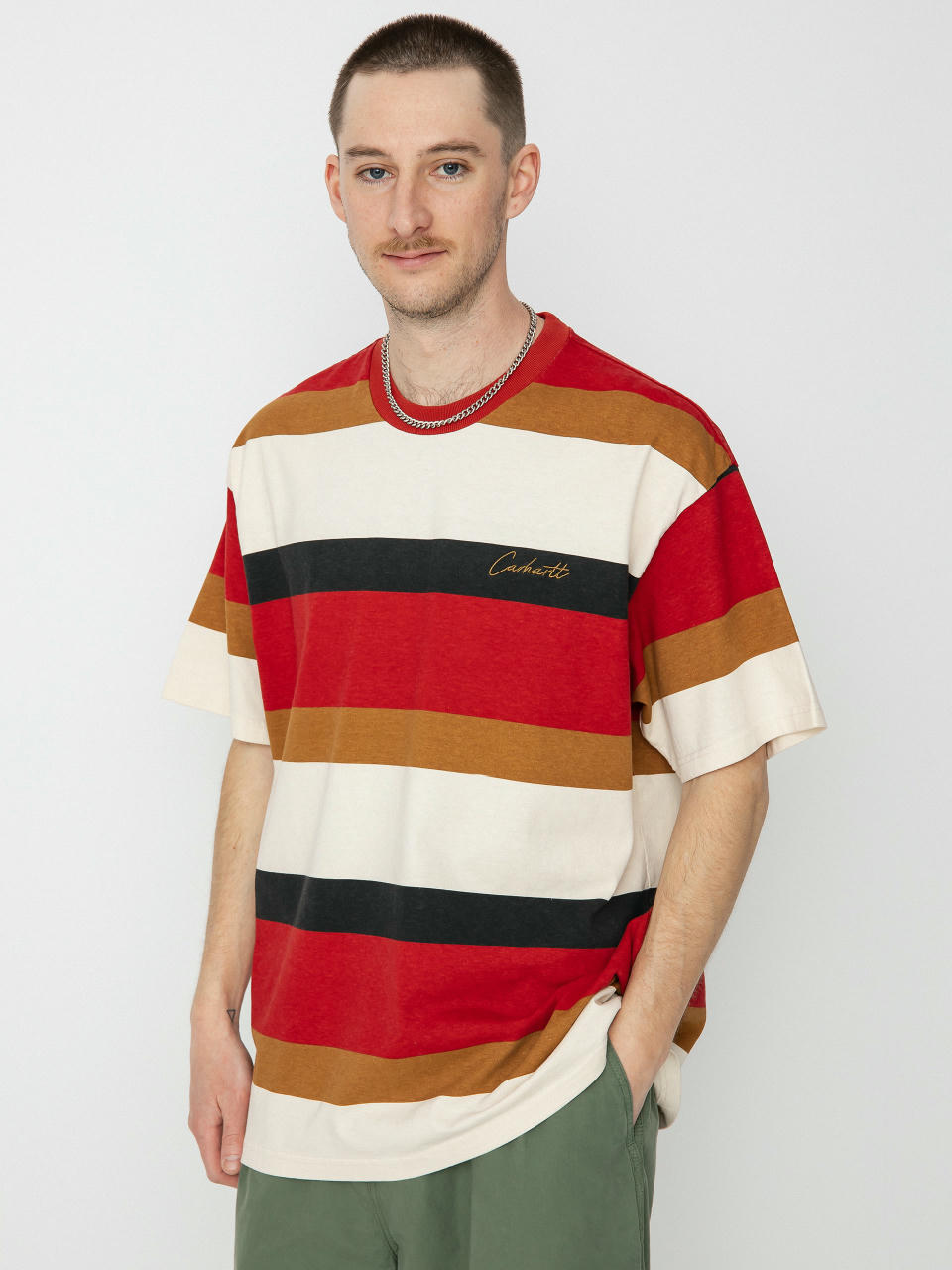 Футболка Carhartt WIP Crouser (crouser stripe arcade)