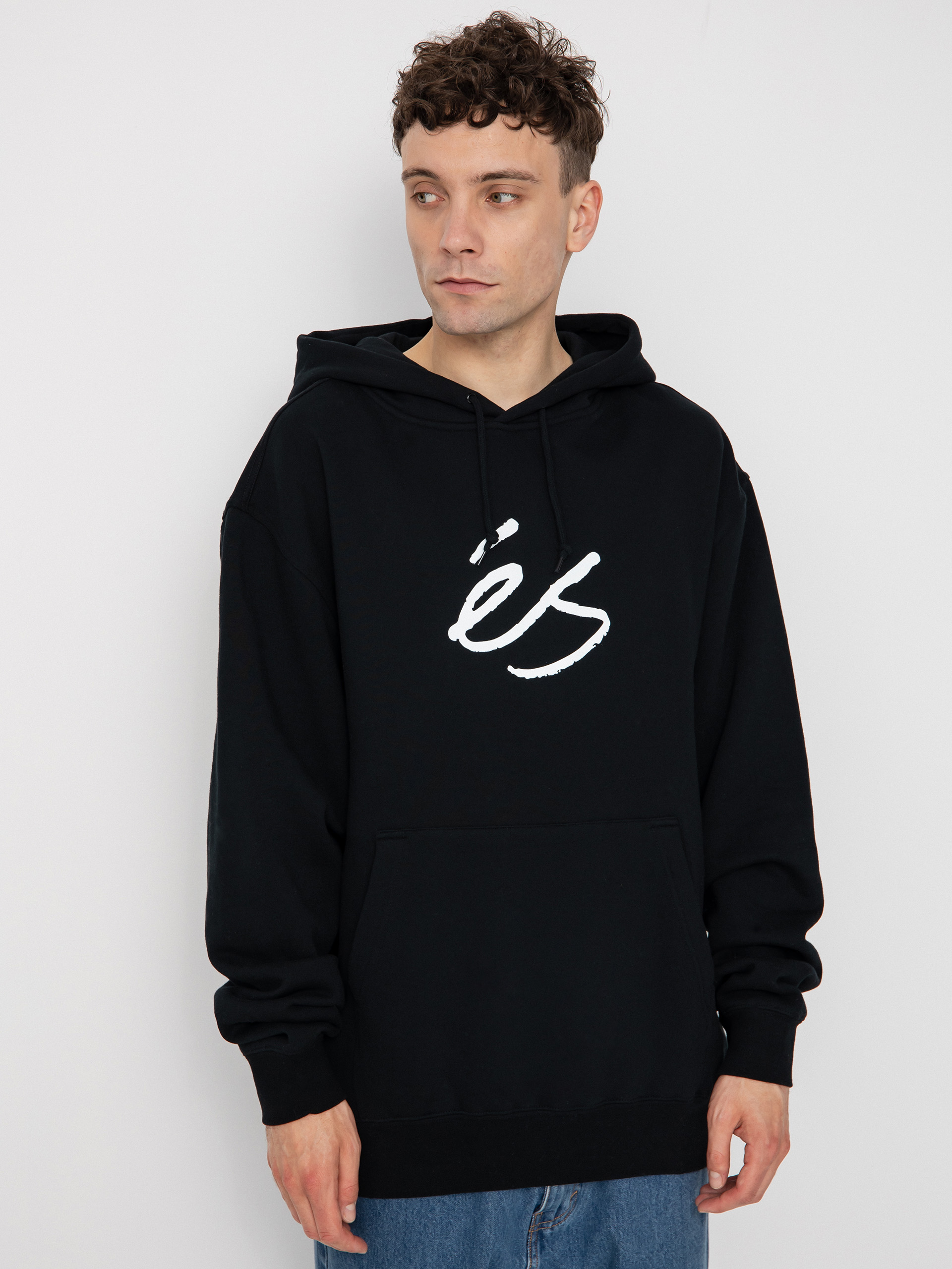 Худі eS Script HD (black/white)