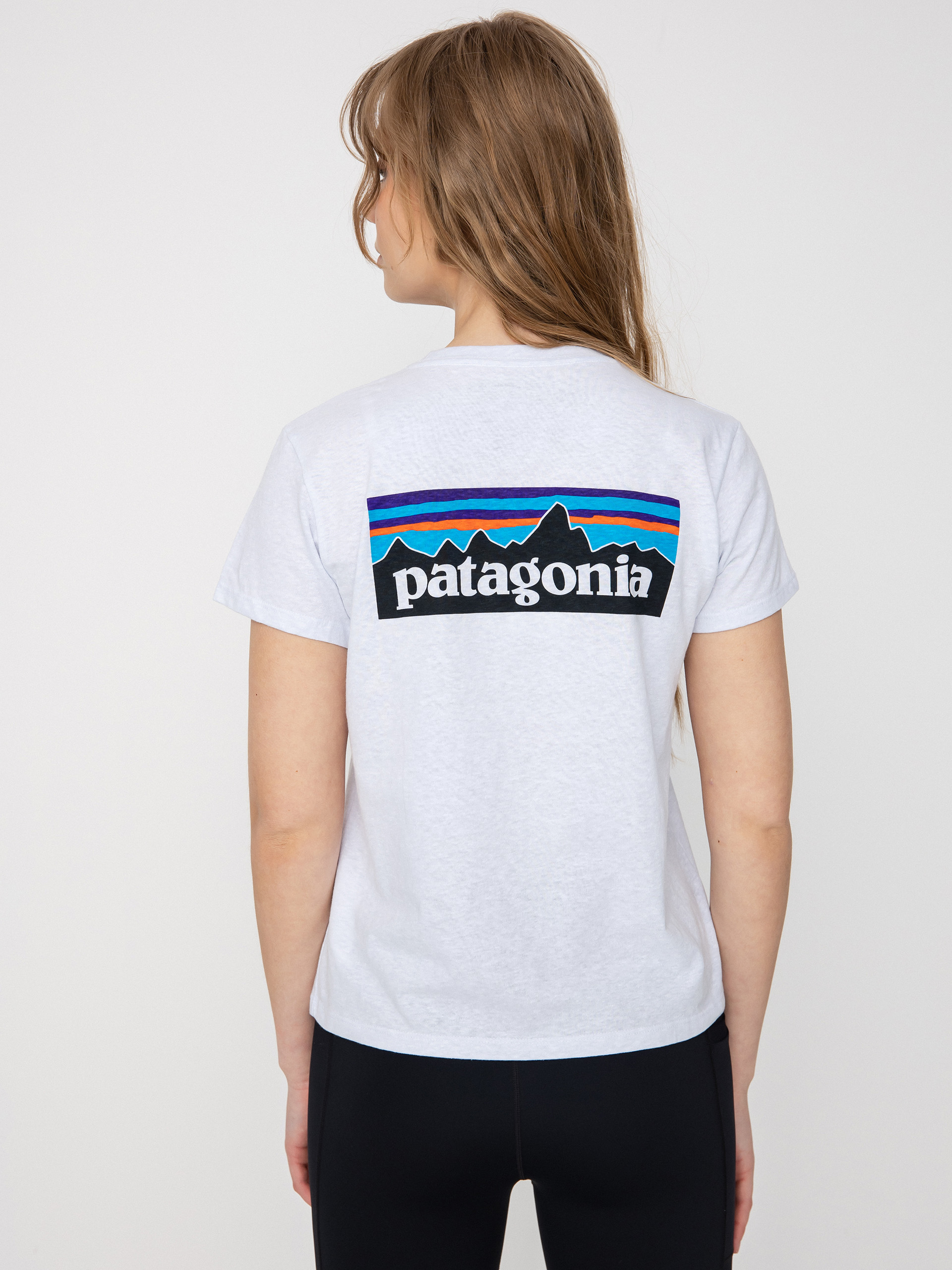 Футболка Patagonia P 6 Logo Responsibili Wmn (white)