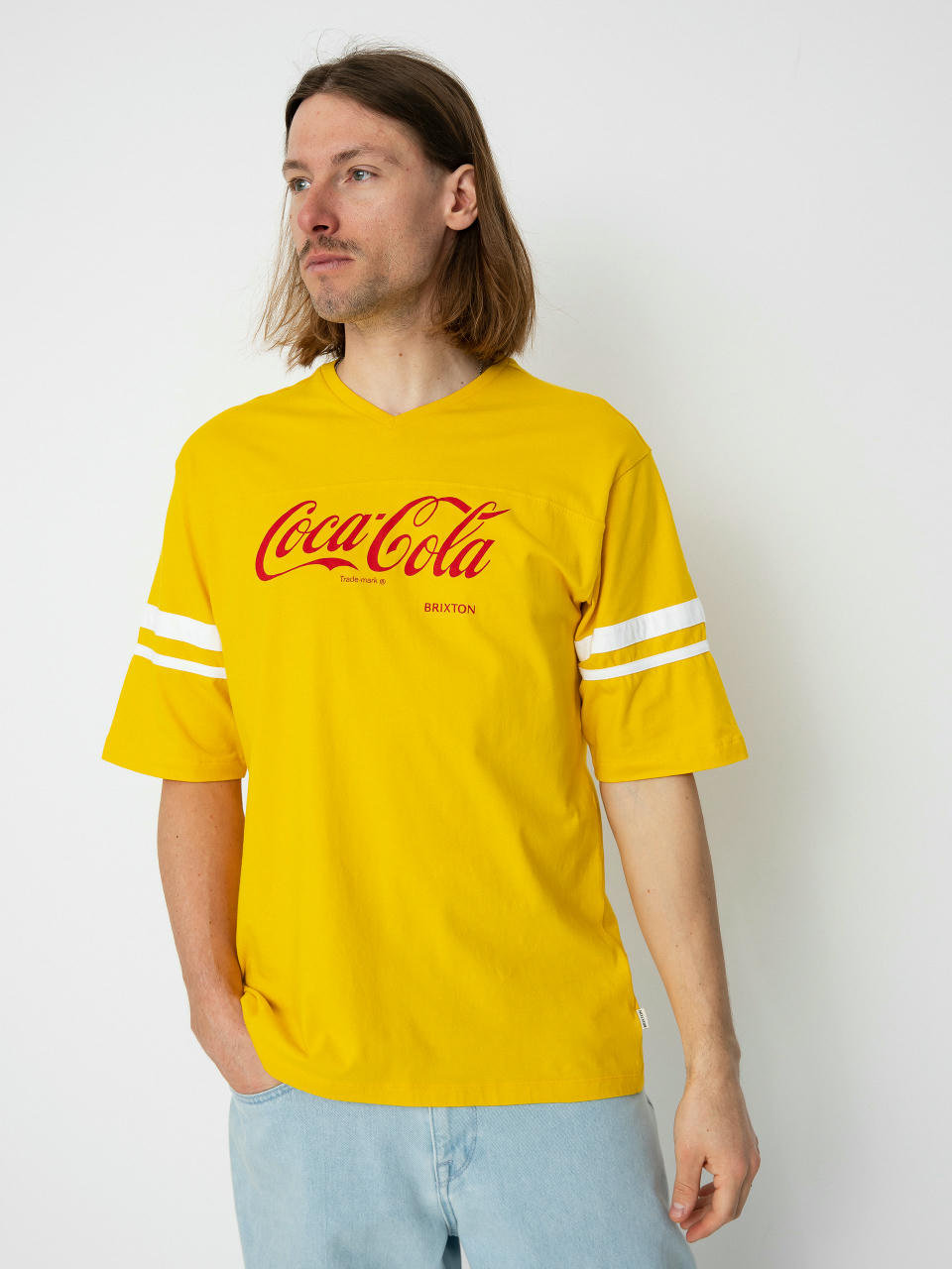 Футболка Brixton Coca-Cola Classic Football (yellow)