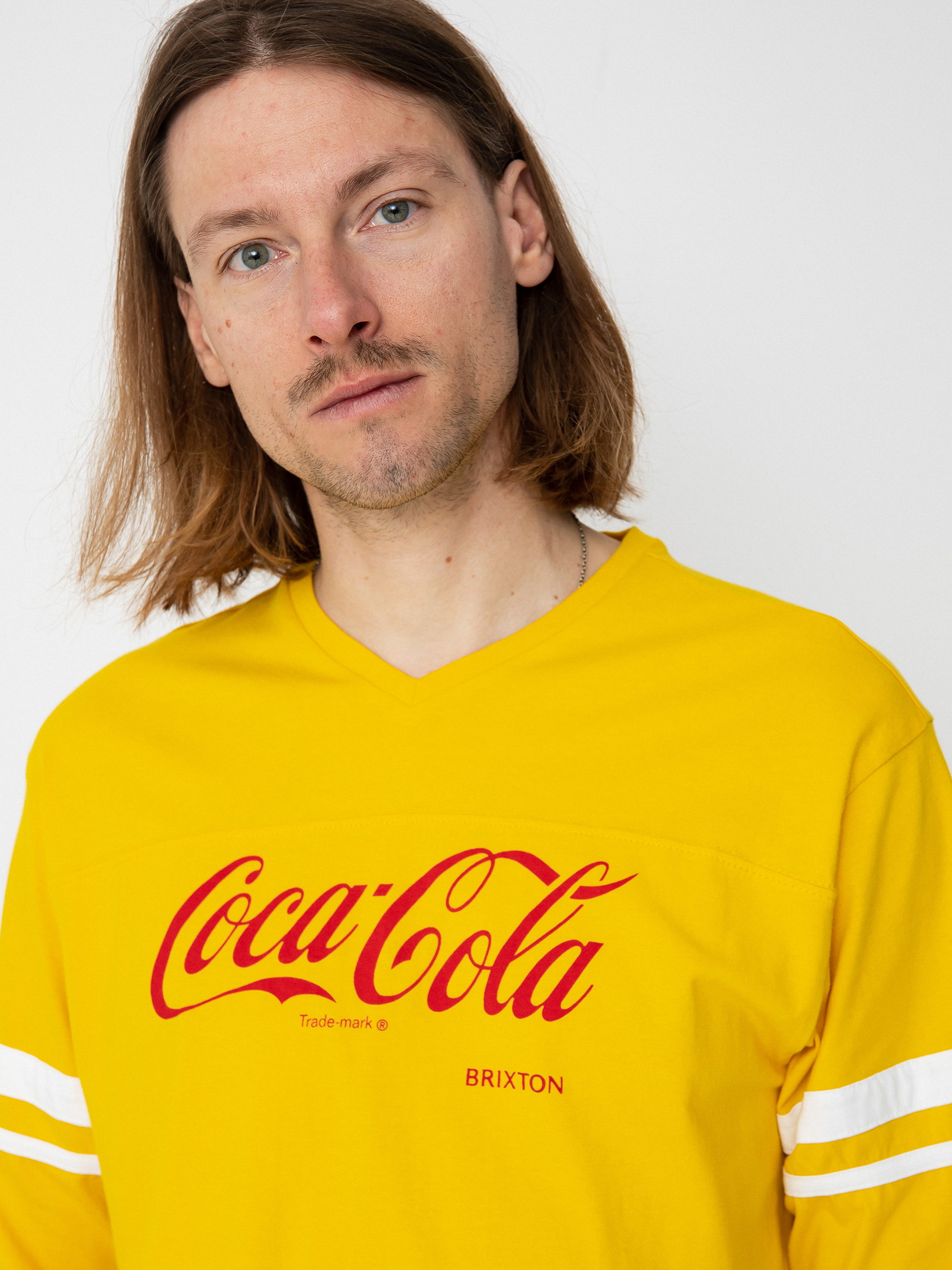 Футболка Brixton Coca-Cola Classic Football (yellow)
