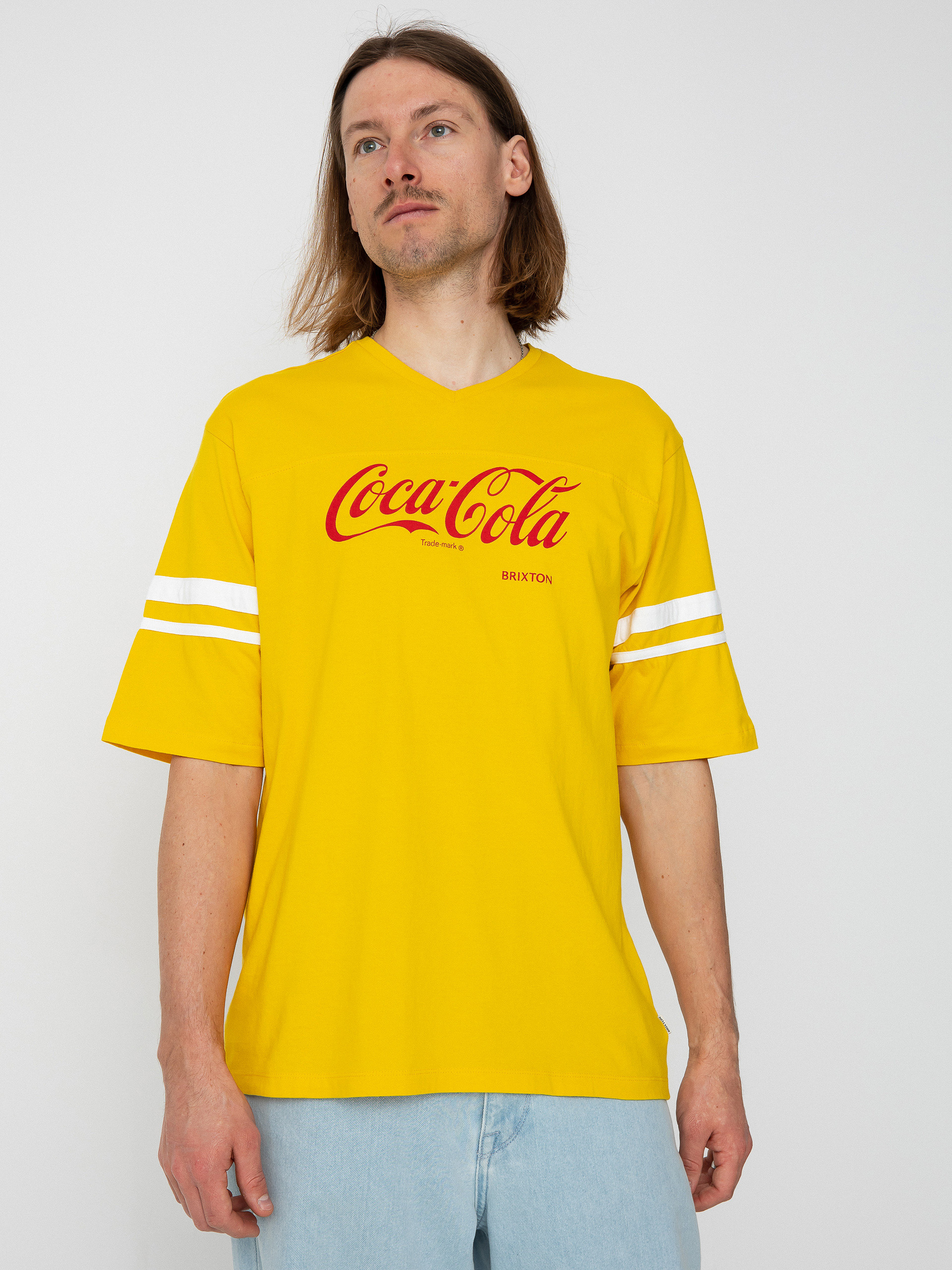Футболка Brixton Coca-Cola Classic Football (yellow)
