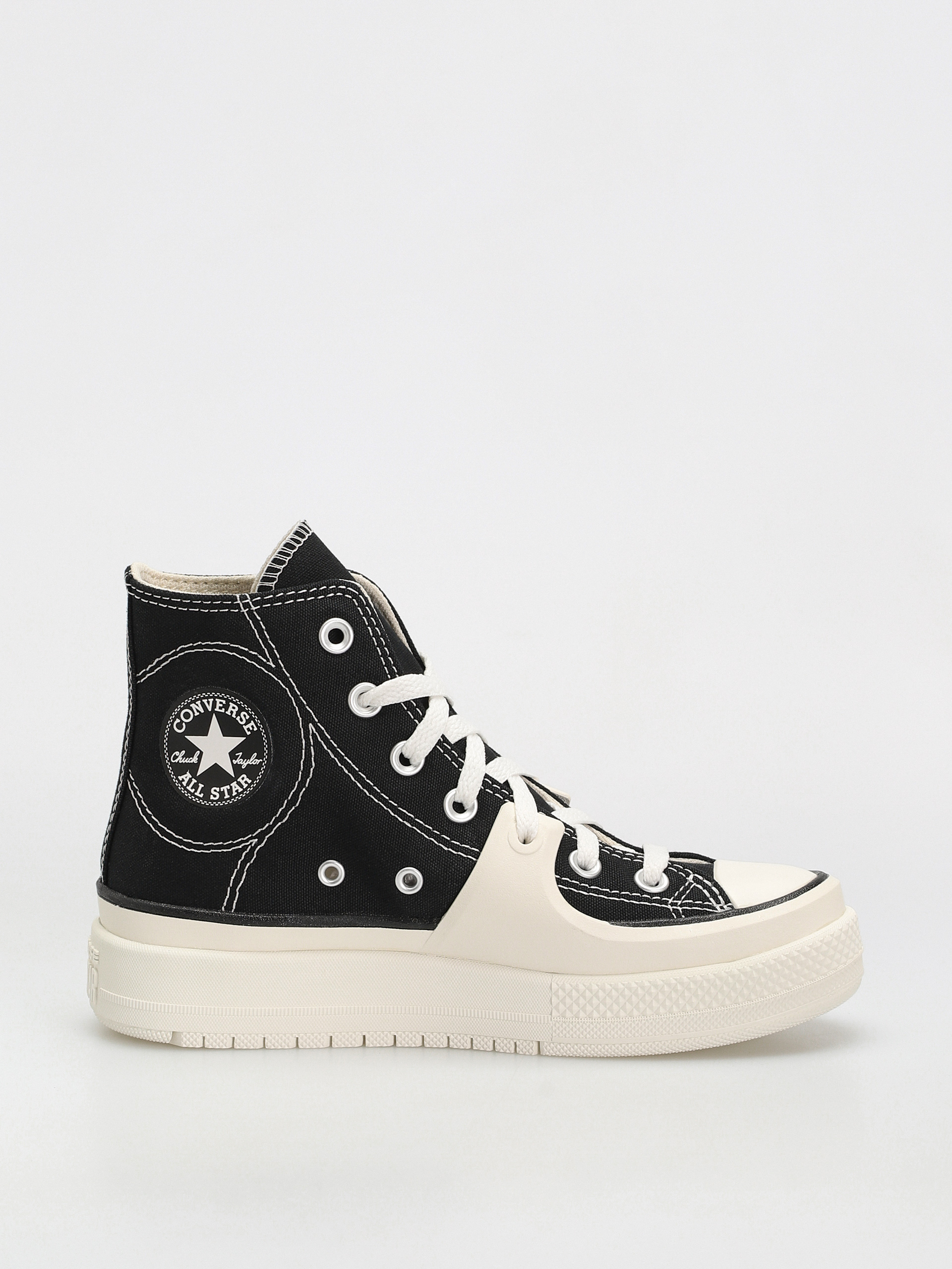 u041au0435u0434u0438 Converse Chuck Taylor All Star Construct Hi Wmn (black/vintage white)
