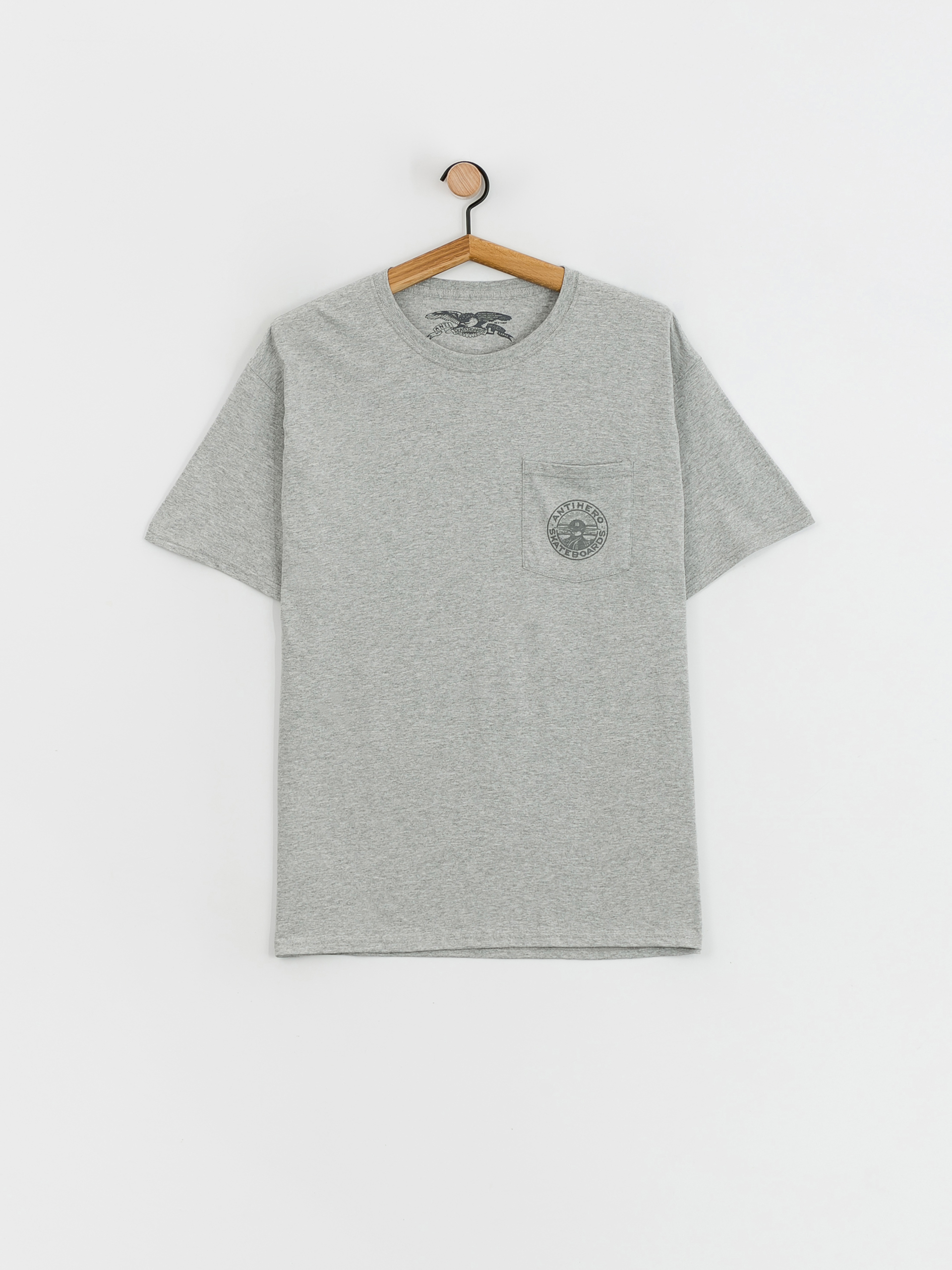 Футболка Antihero Stay Ready Dbl (athletic heather w/grey prints)