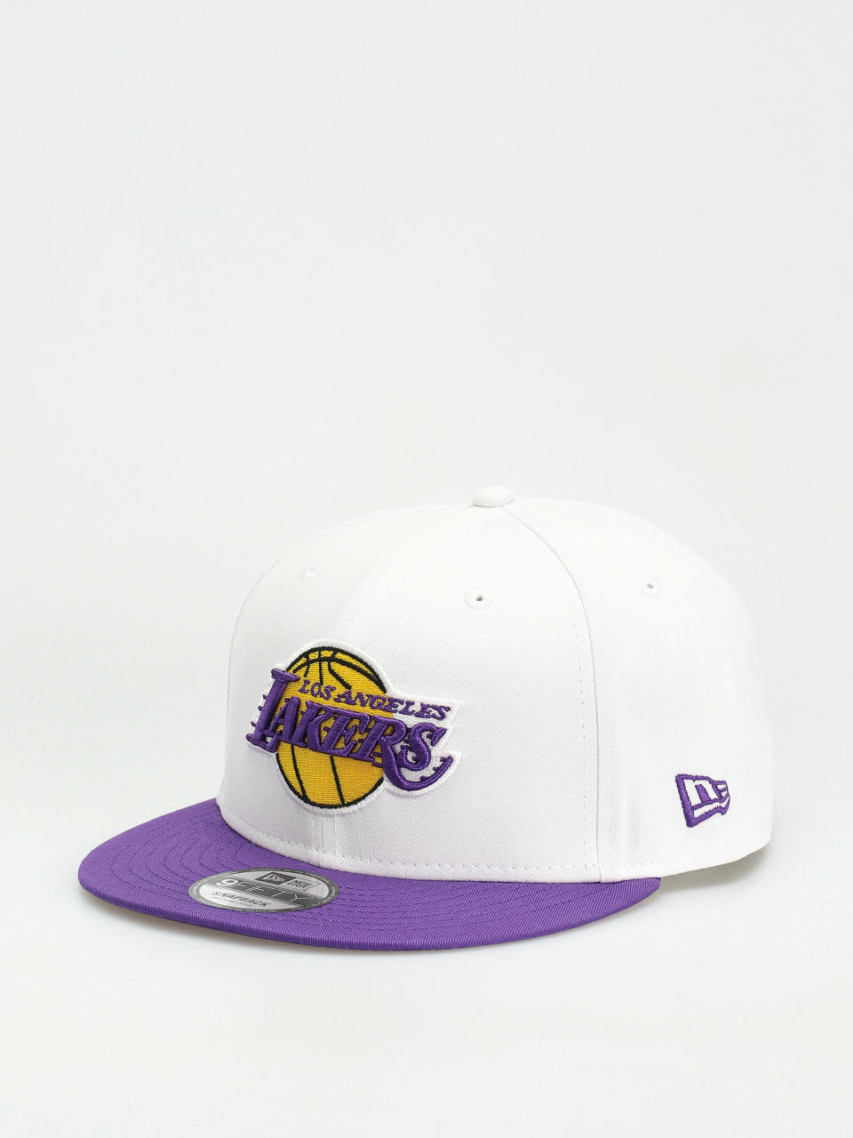 Кепка New Era White Crown Team 9Fifty Los Angeles Lakers (white/purple)