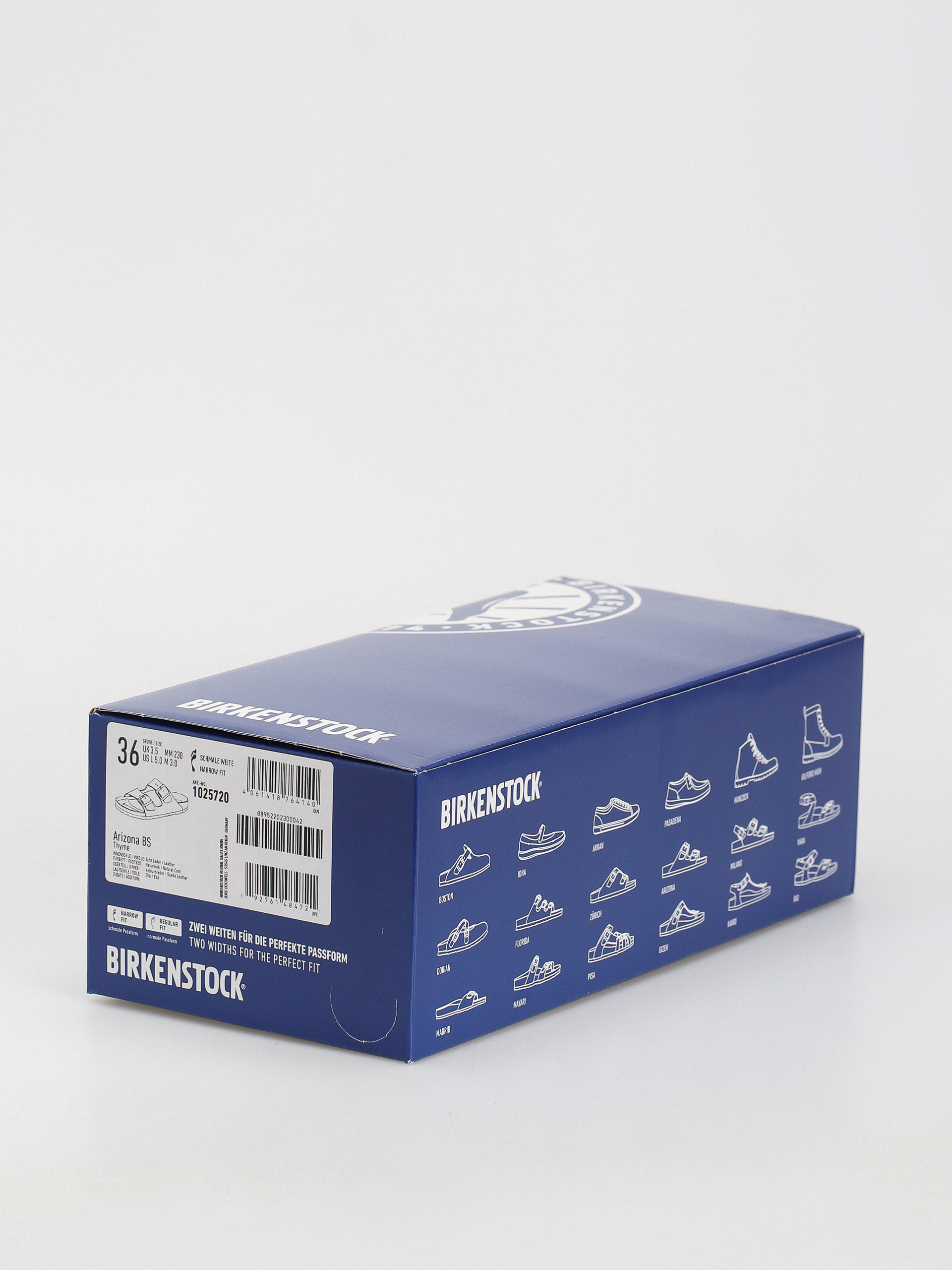 Шльопанці Birkenstock Arizona Suede Leather Narrow Wmn (thyme)