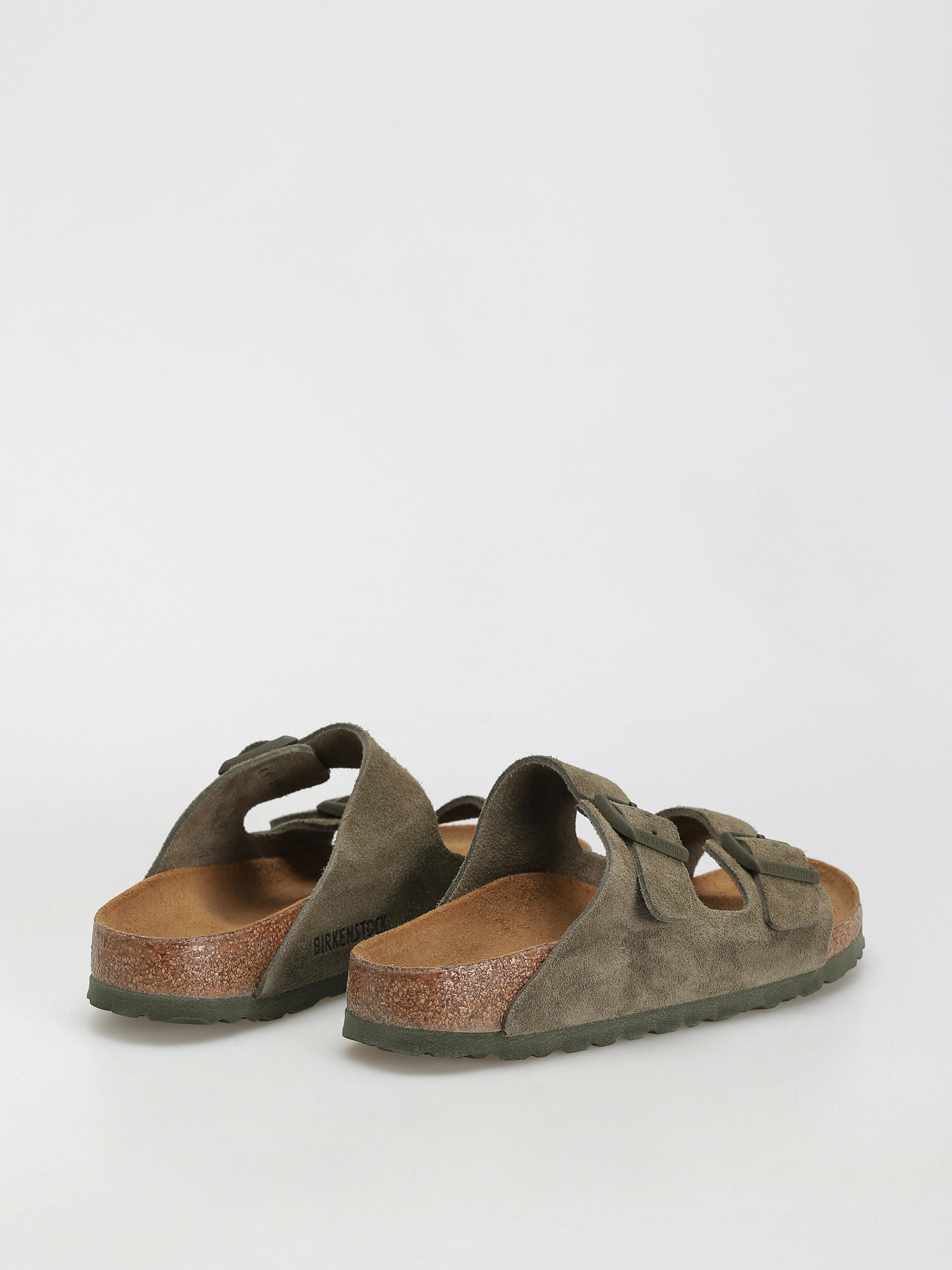 Шльопанці Birkenstock Arizona Suede Leather Narrow Wmn (thyme)