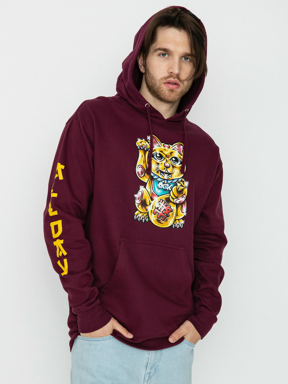 Худі DGK Golden Cat HD (burgundy)