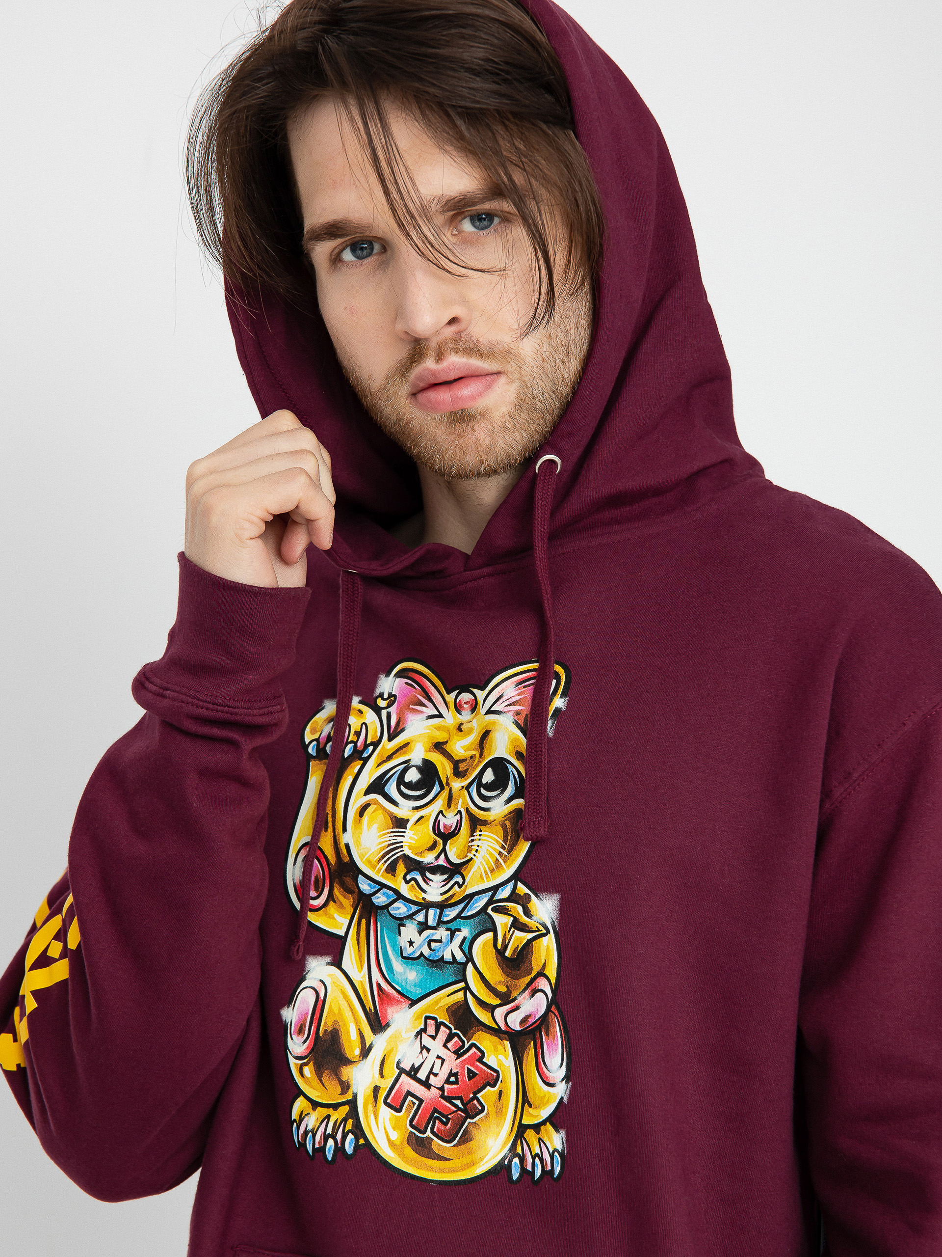Худі DGK Golden Cat HD (burgundy)