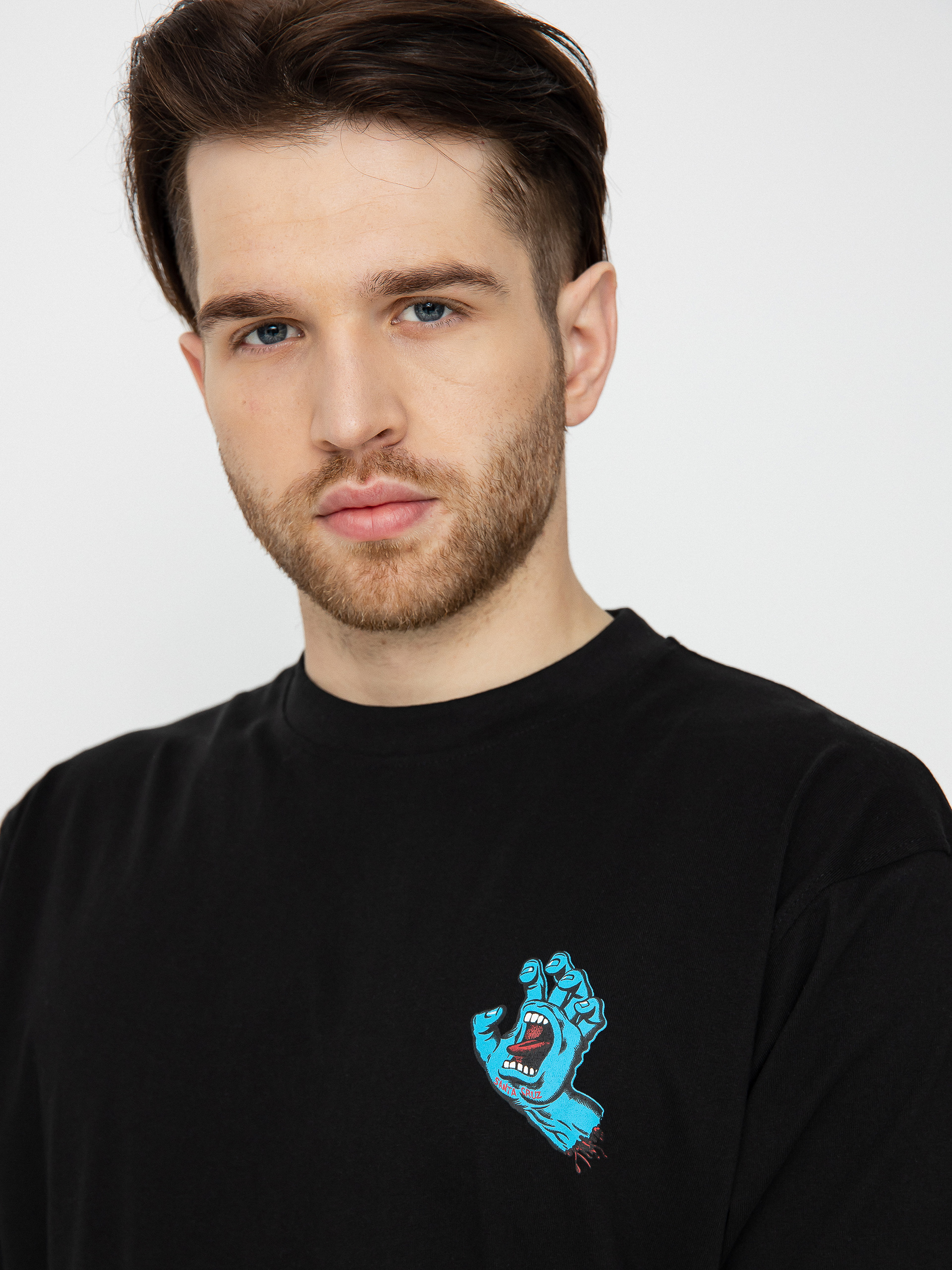 Футболка Santa Cruz Screaming Hand Chest (black)