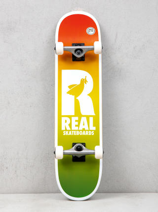 Скейтборд Real Be Free Fade (orange/yellow/green)