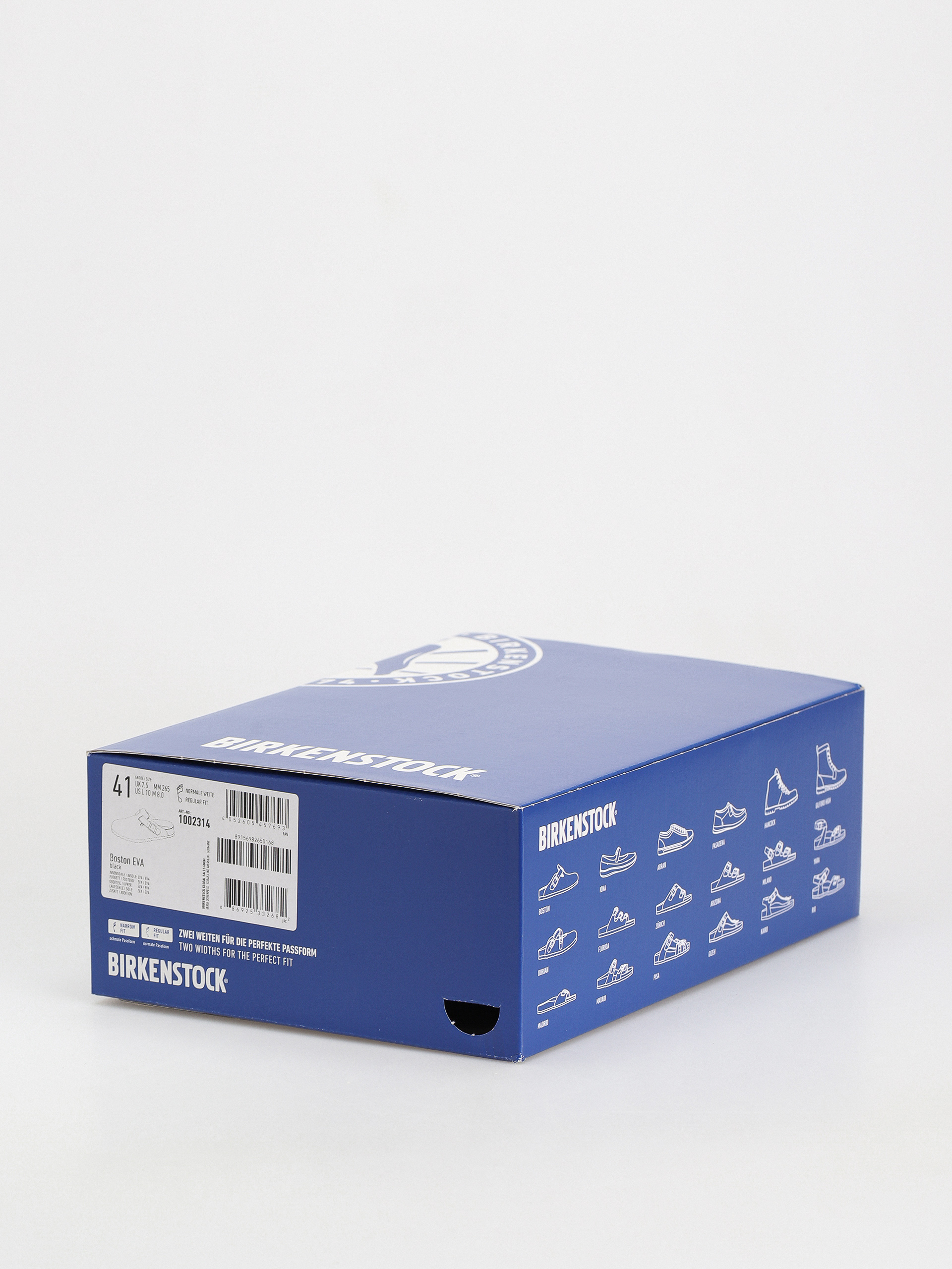 Шльопанці Birkenstock Boston EVA Regular (black)