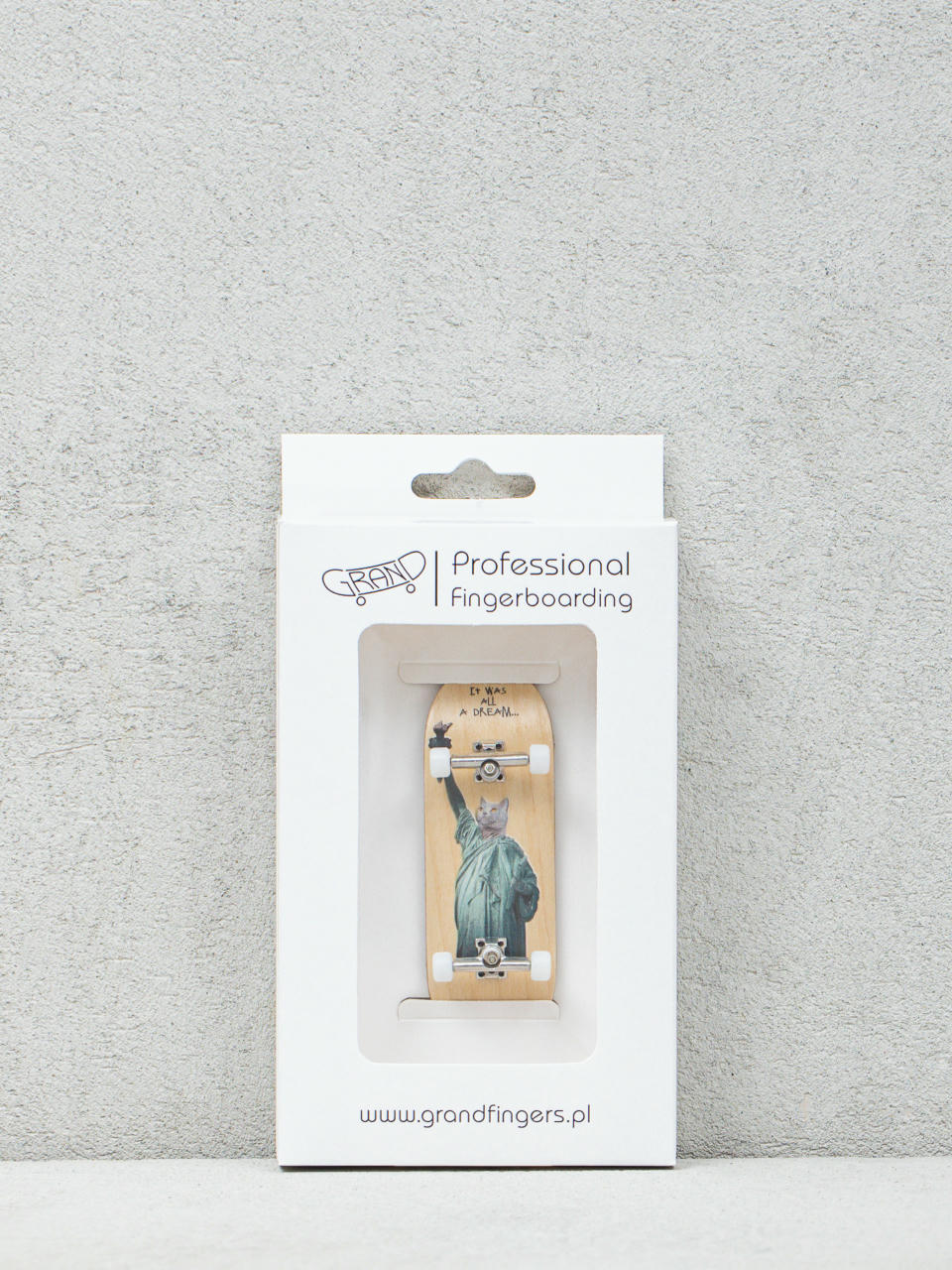 Фінгерборд Grand Fingers Cat Of Liberty (natural/silver)