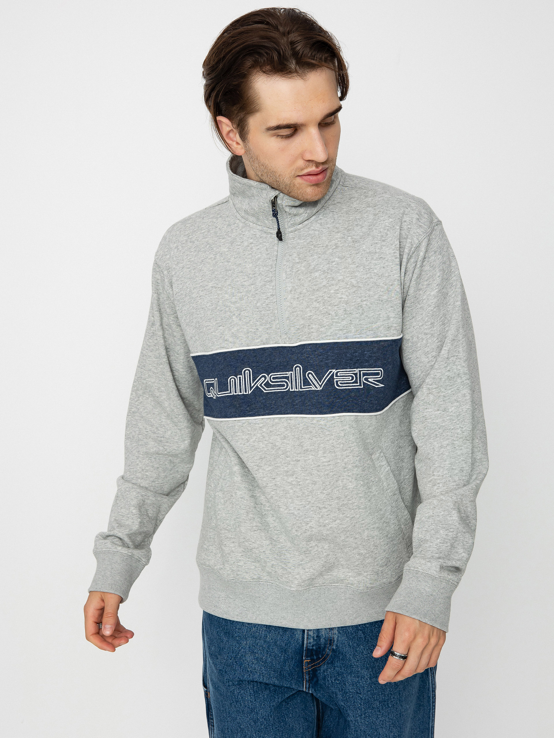 Світшот Quiksilver Bold Omni (light grey heather)