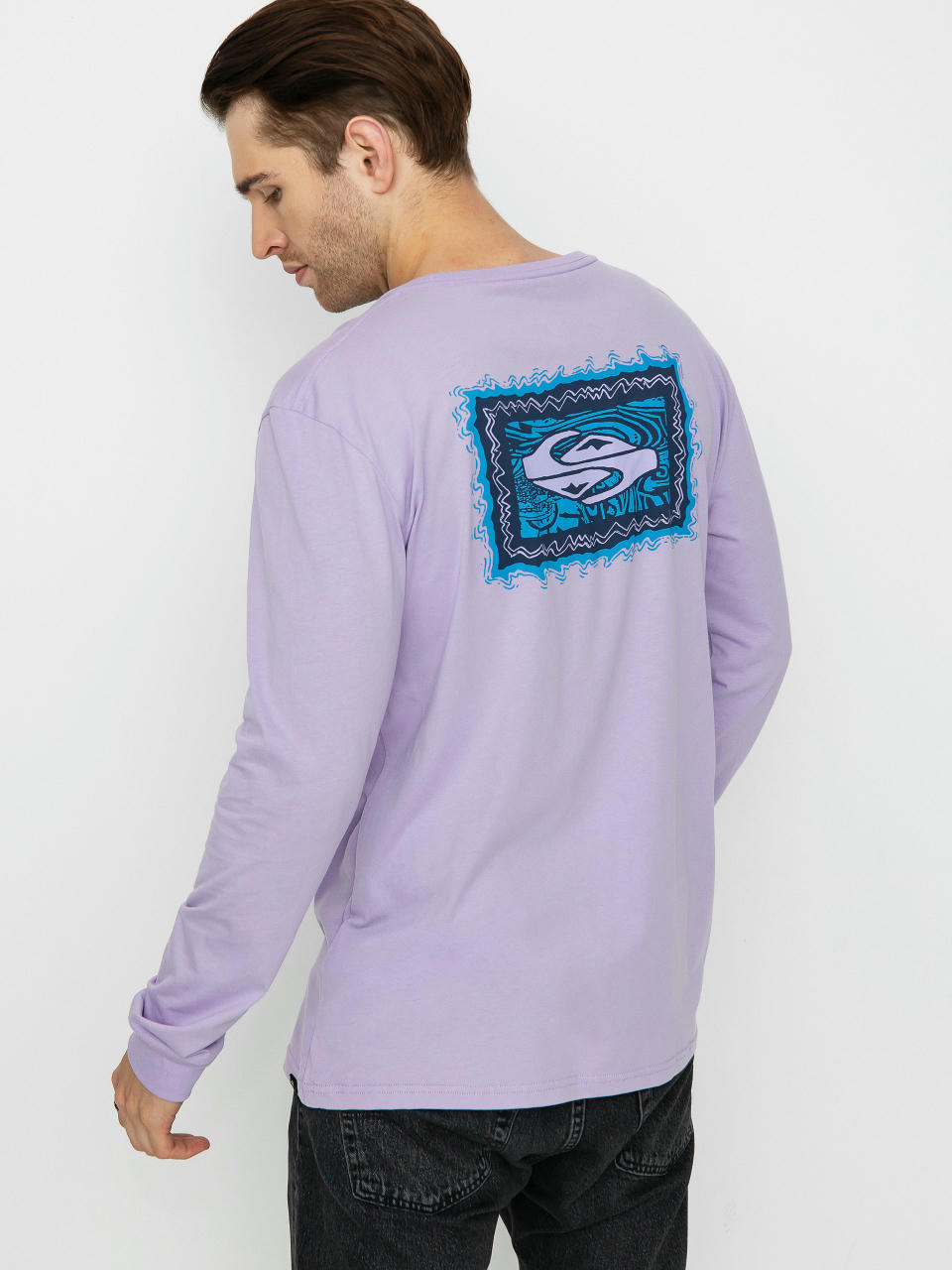 Лонгслів Quiksilver Taking Roots (purple rose)