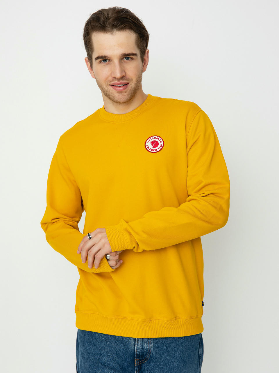 Світшот Fjallraven 1960 Logo Badge (mustard yellow)