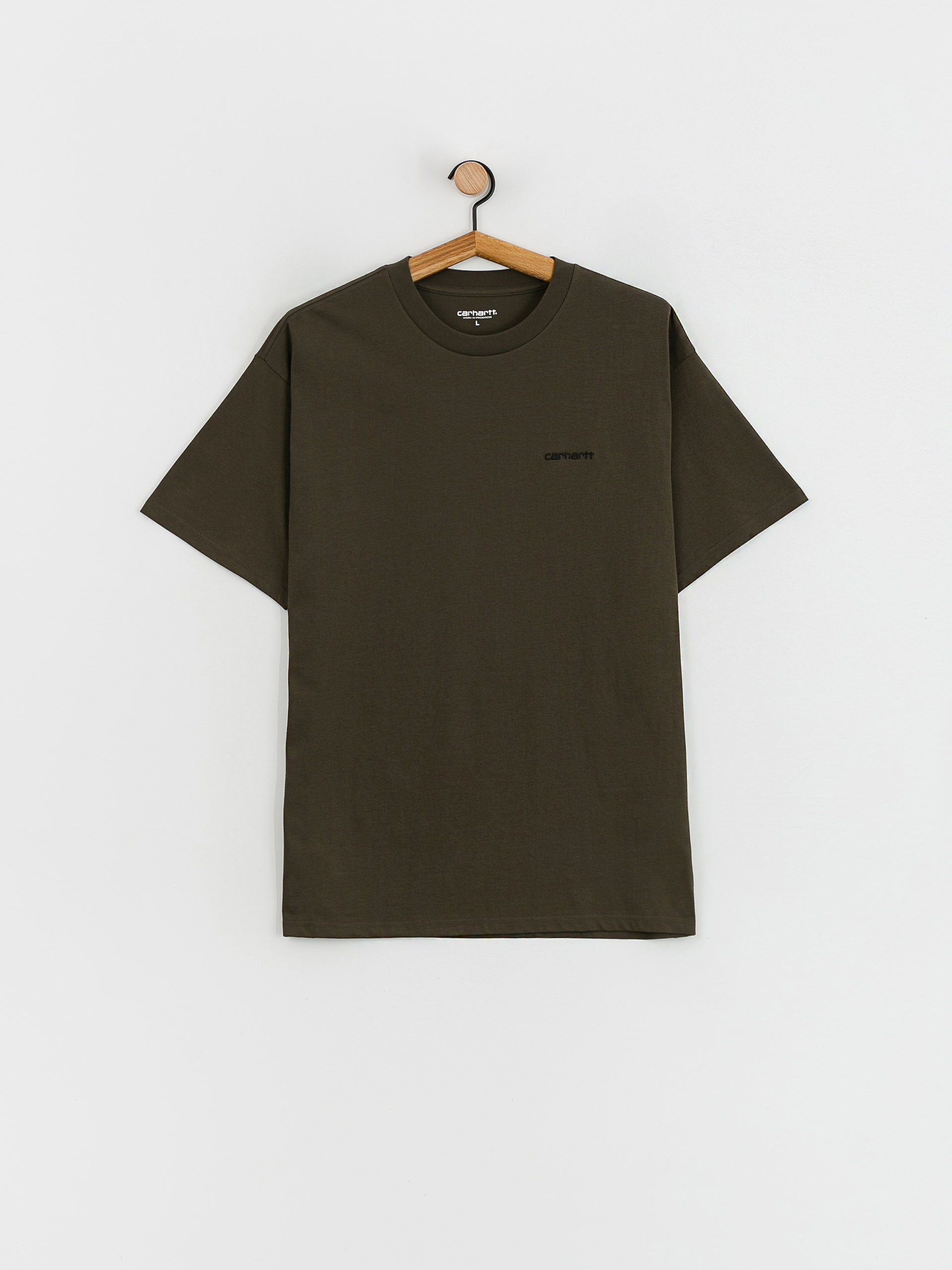 Футболка Carhartt WIP Script Embroidery (cypress/black)