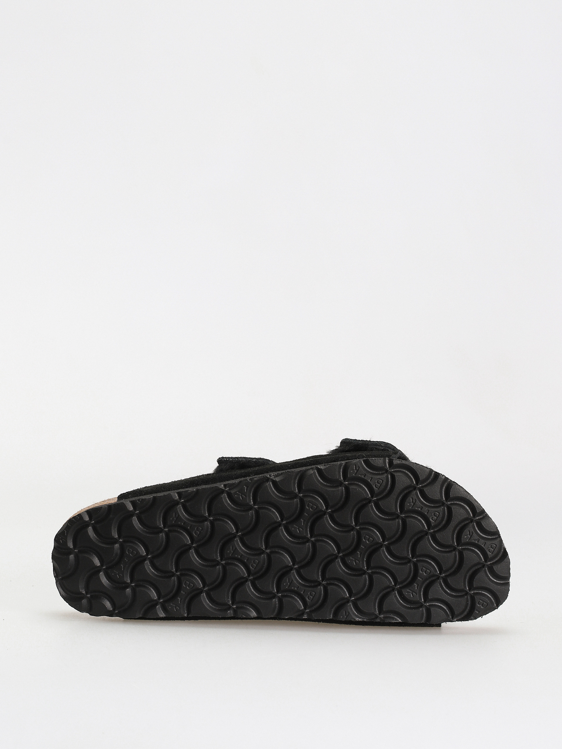 Шльопанці Birkenstock Arizona Suede Leather Narrow Wmn (black)