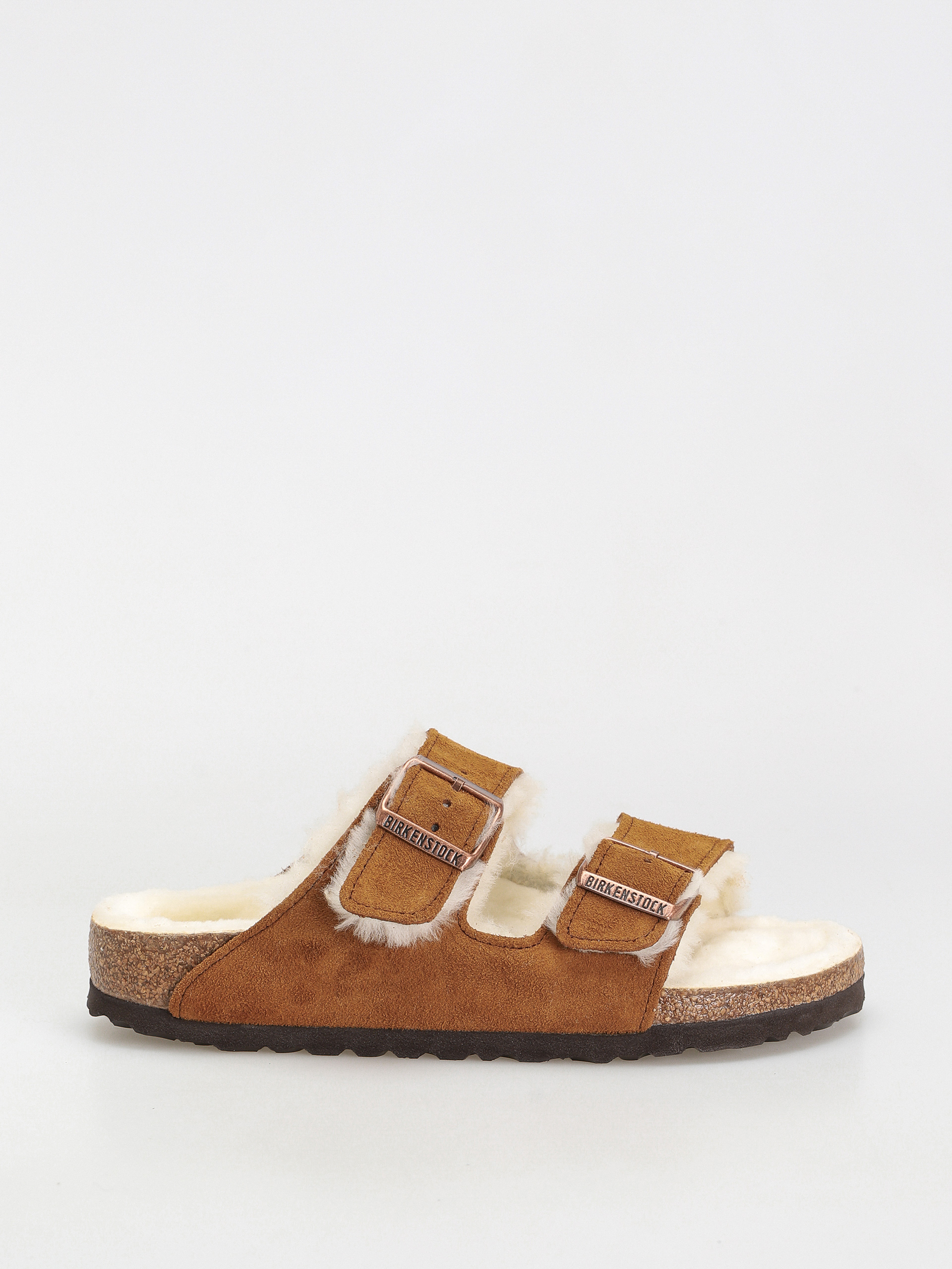 Шльопанці Birkenstock Arizona Suede Leather Narrow Wmn (mink)