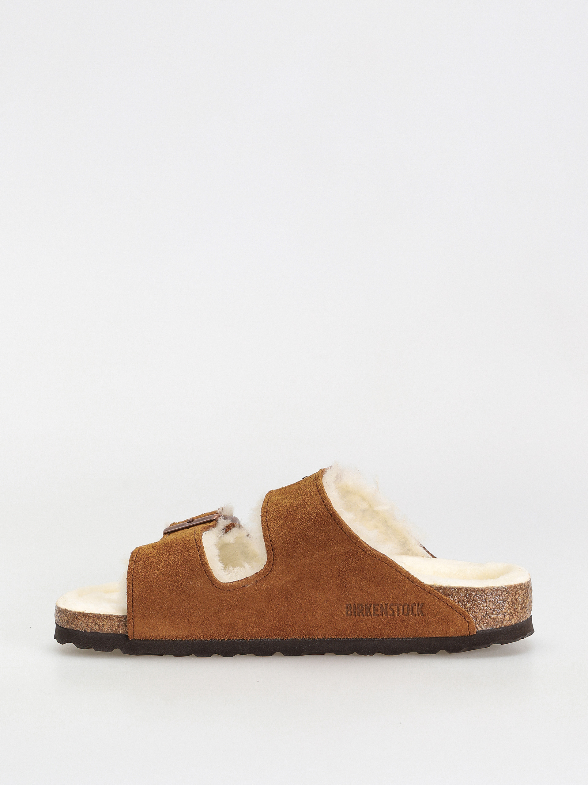 Шльопанці Birkenstock Arizona Suede Leather Narrow Wmn (mink)