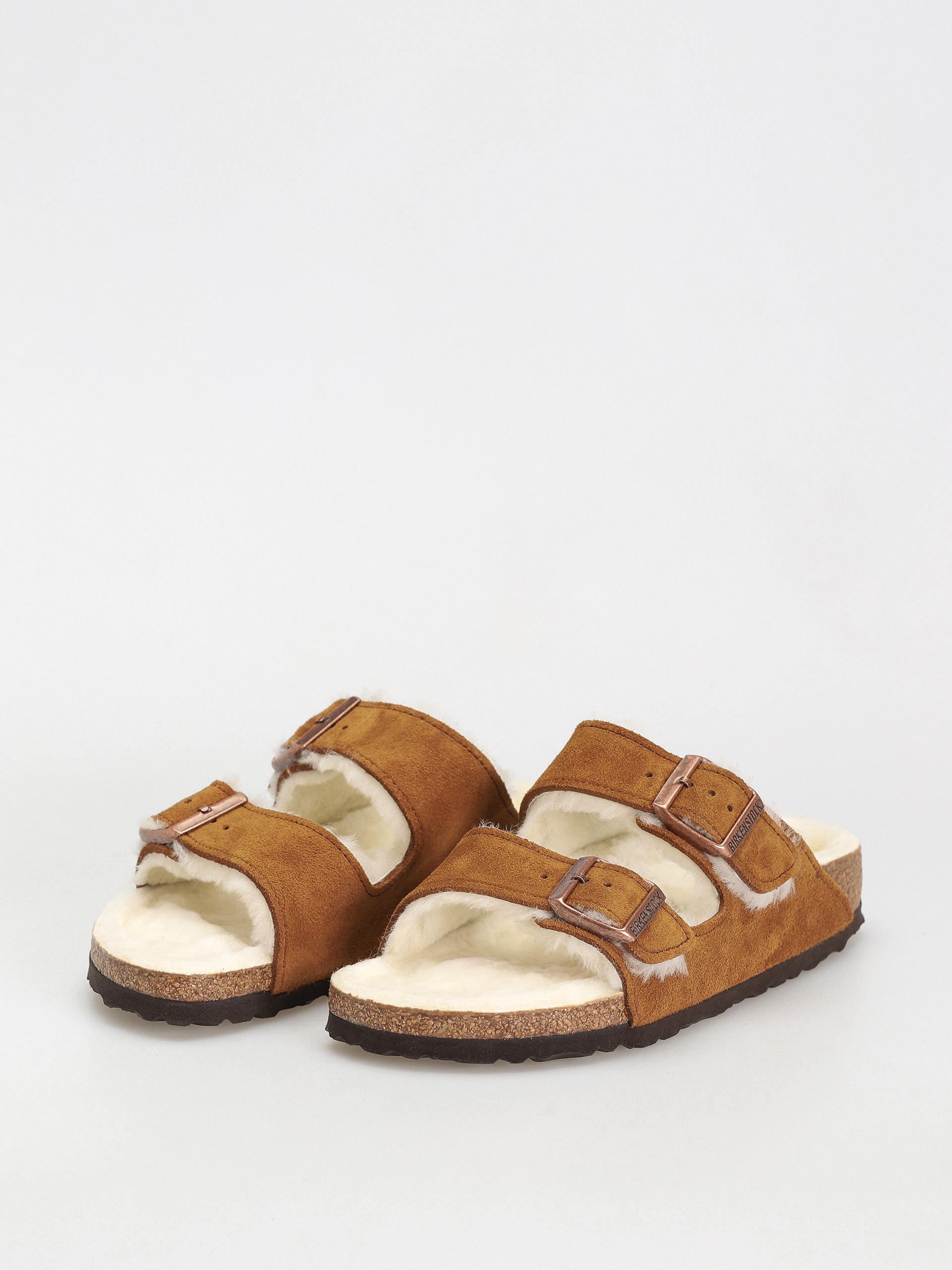 Шльопанці Birkenstock Arizona Suede Leather Narrow Wmn (mink)