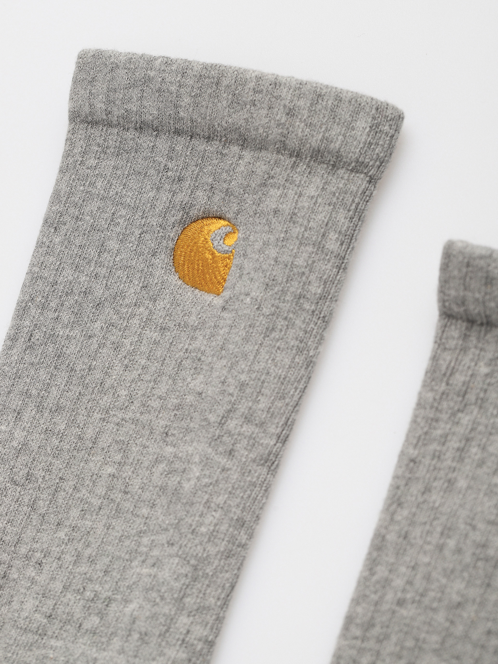  Шкарпетки Carhartt WIP Chase (grey heather/gold)