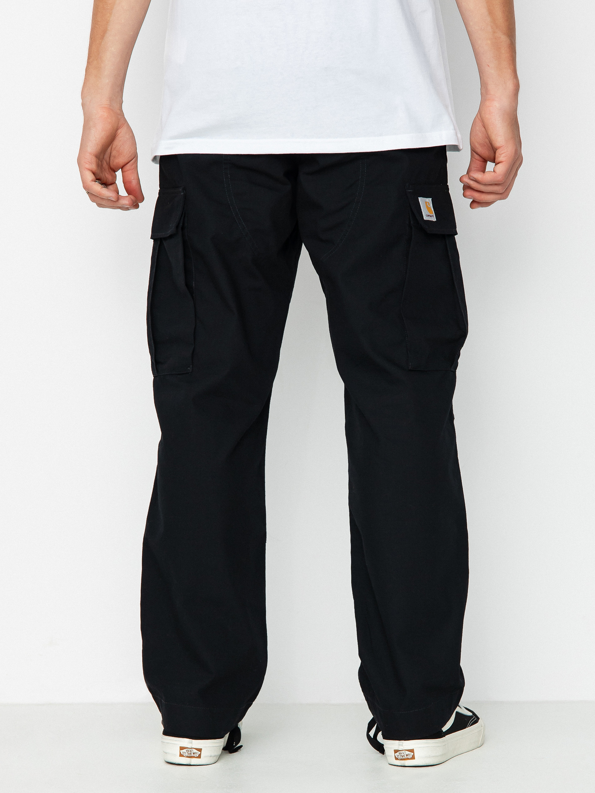 Штани Carhartt WIP Regular Cargo - чорний (black)