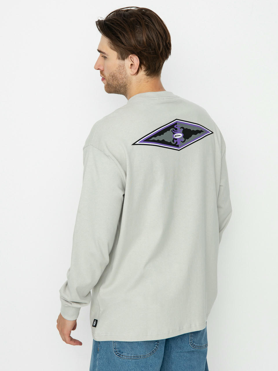 Лонгслів Quiksilver Stretch Sot (gray violet)