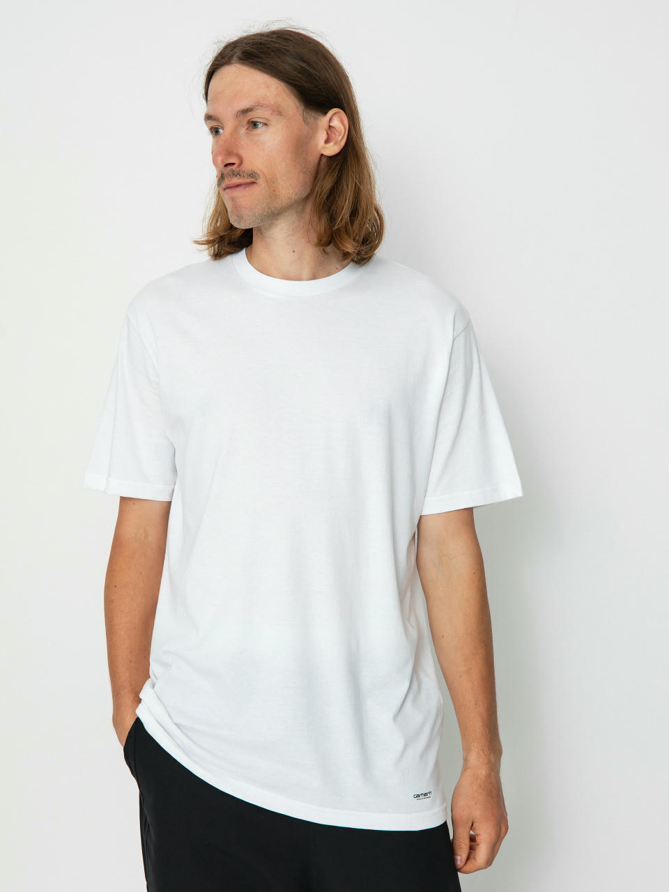 Футболка Carhartt WIP Standard Crew Neck 2-pack (white white)