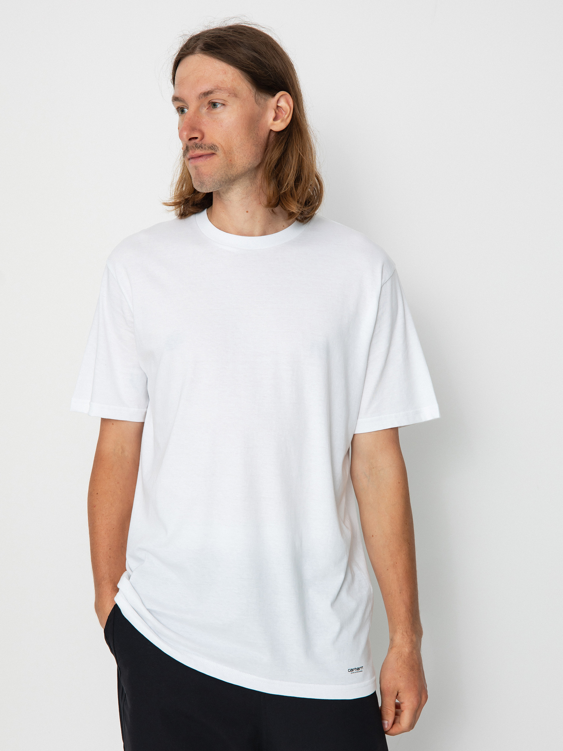 u0424u0443u0442u0431u043eu043bu043au0430 Carhartt WIP Standard Crew Neck 2-pack (white white)