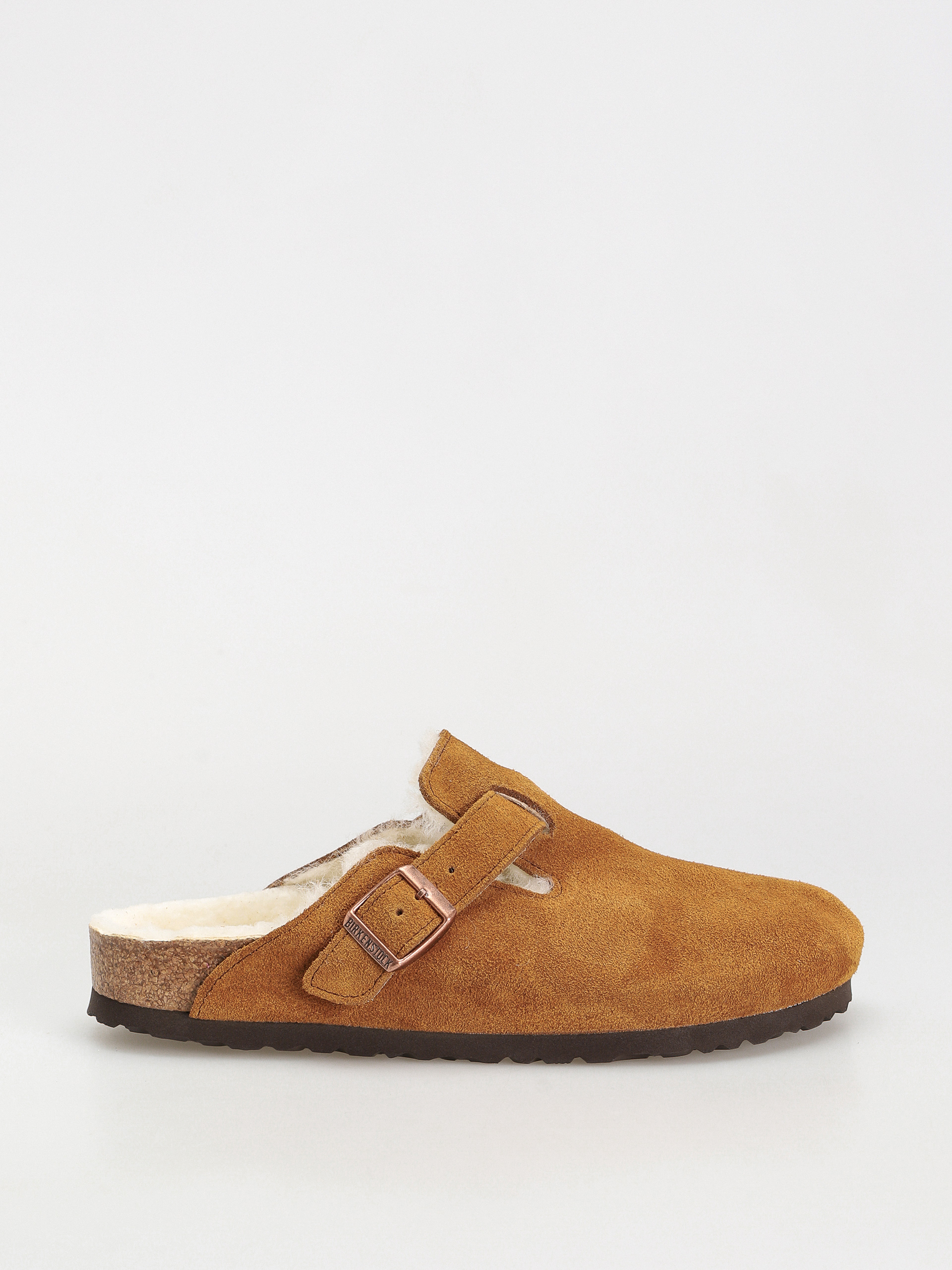 u0428u043bu044cu043eu043fu0430u043du0446u0456 Birkenstock Boston Suede Leather Narrow Wmn (mink)
