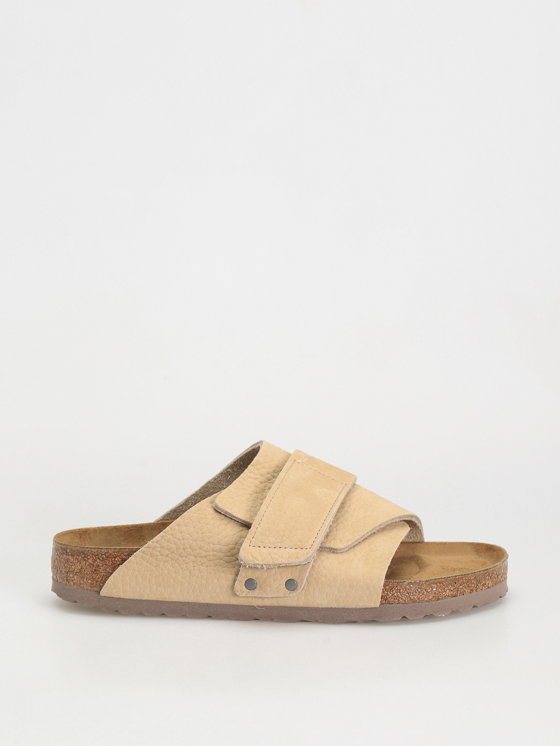 Шльопанці Birkenstock Kyoto Nubuck Leather (sandcastle)