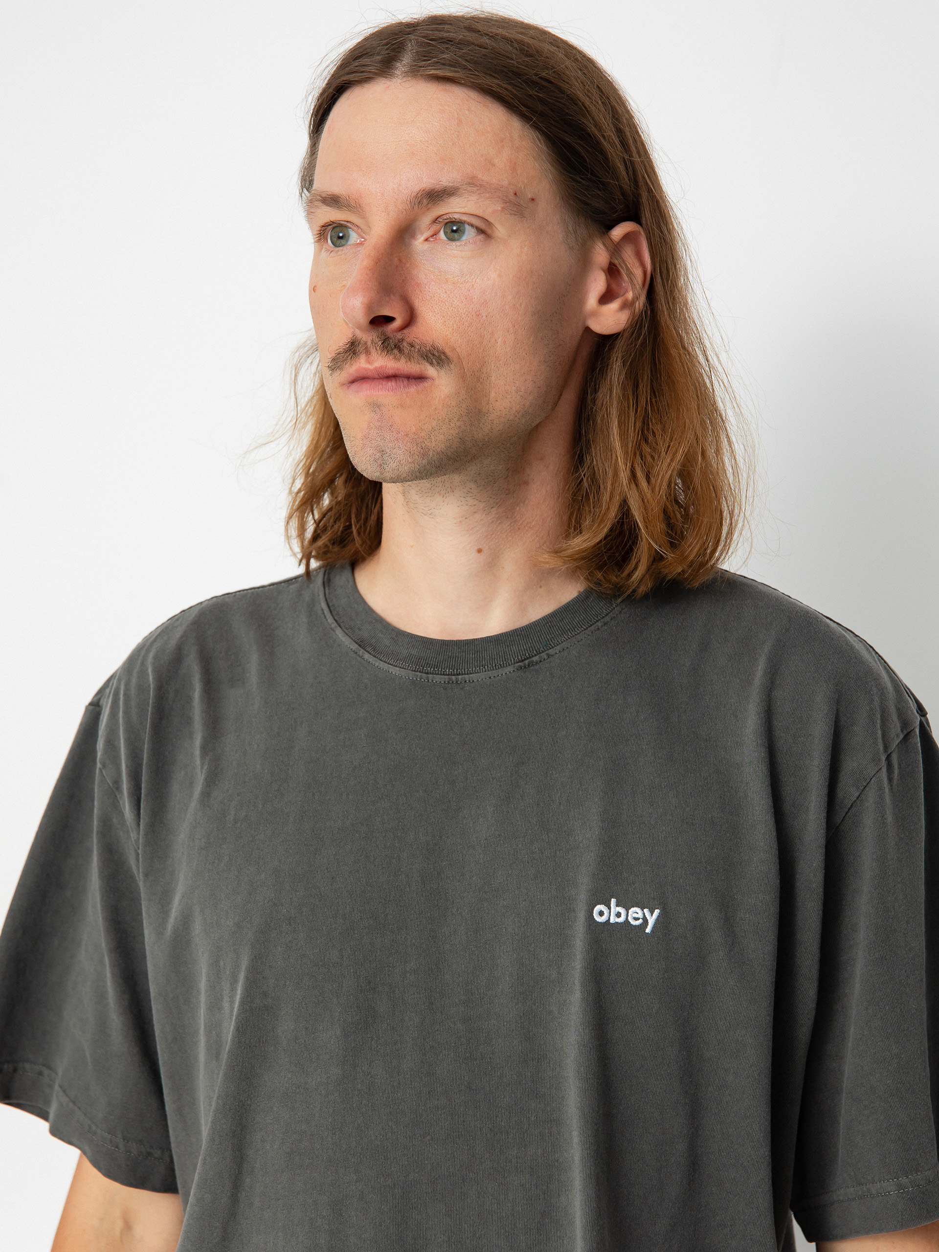 Футболка OBEY Lowercase Pigment (pigment digital black)