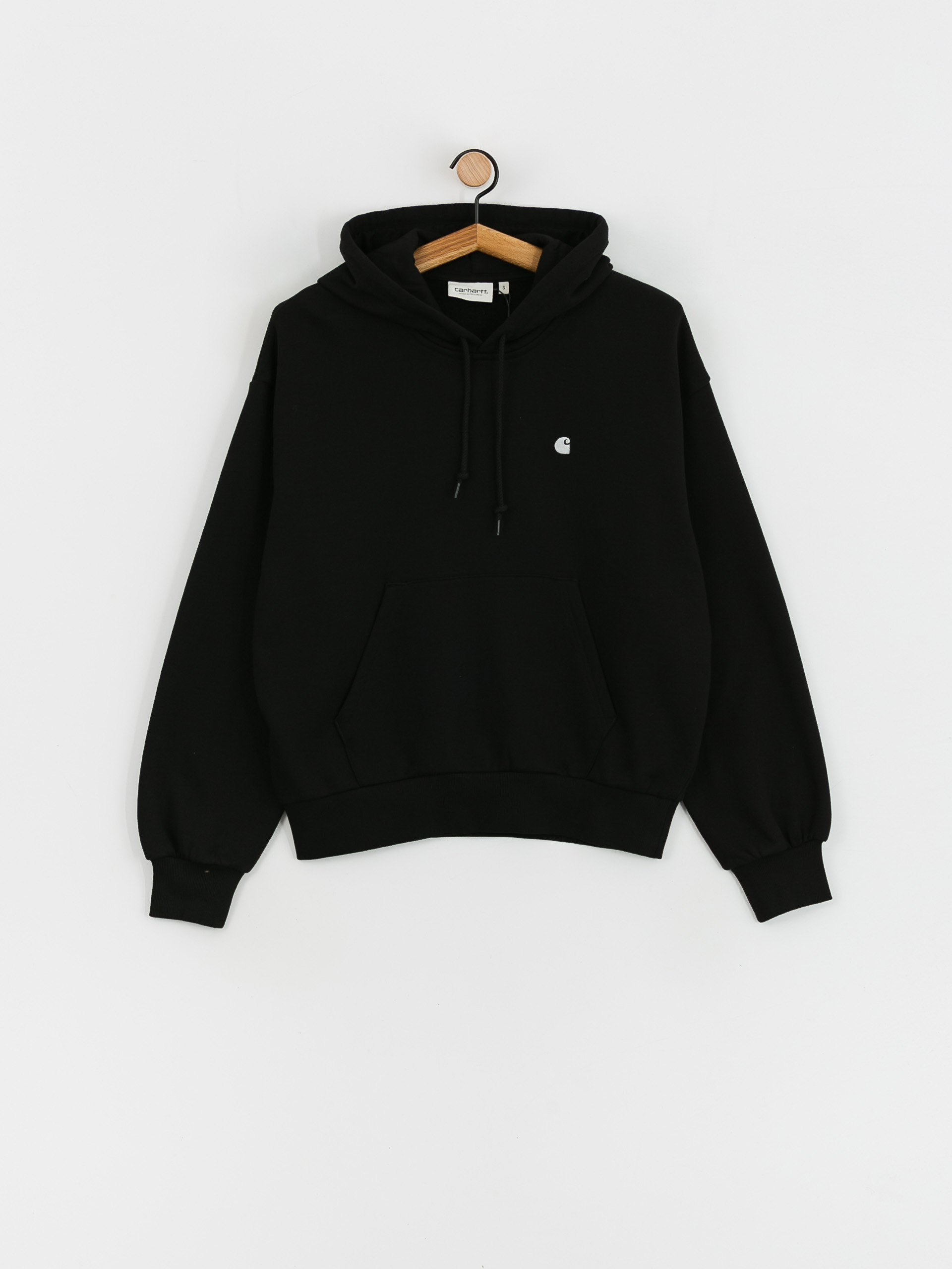 Худі Carhartt WIP Casey HD Wmn (black/silver)