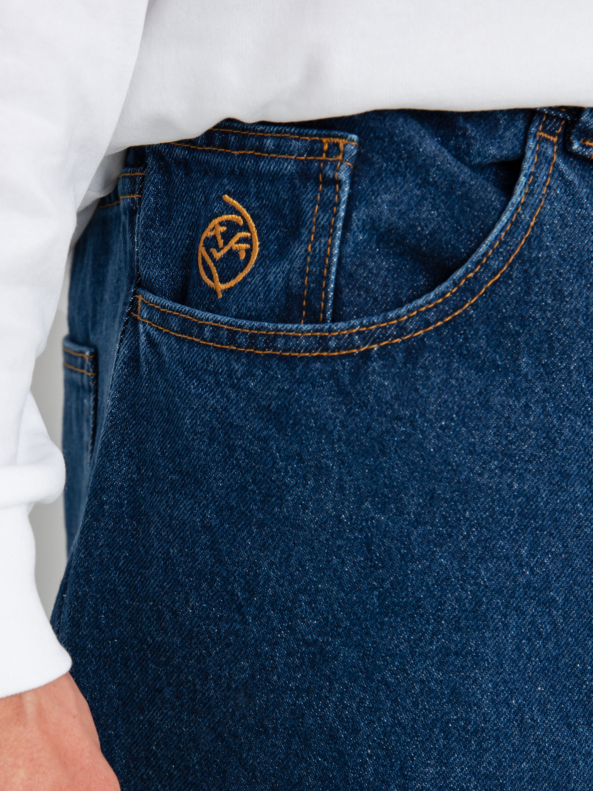 Штани Polar Skate Big Boy Jeans - темно синій (dark blue)