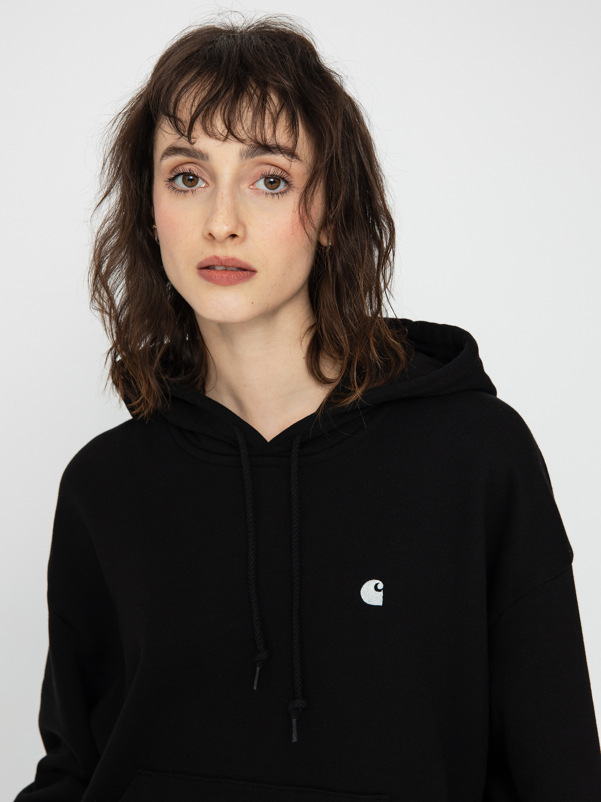 Худі Carhartt WIP Casey HD Wmn (black/silver)