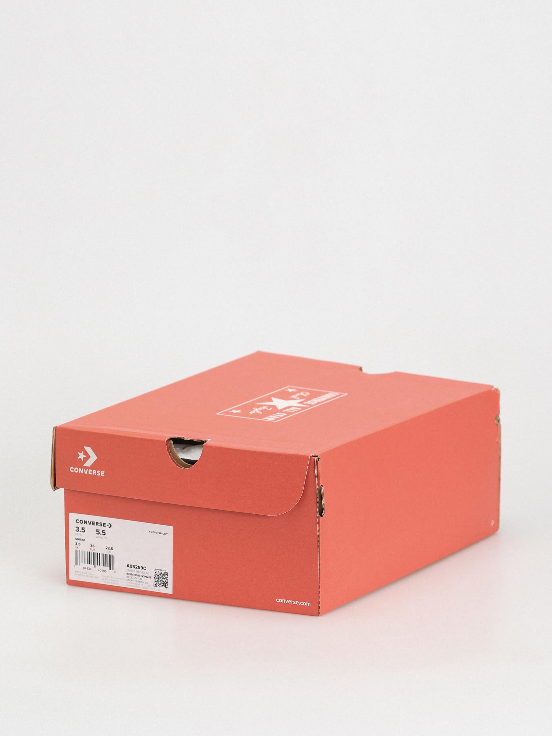 Кеди Converse Chuck 70 Plus Hi (moonbathe/egret)